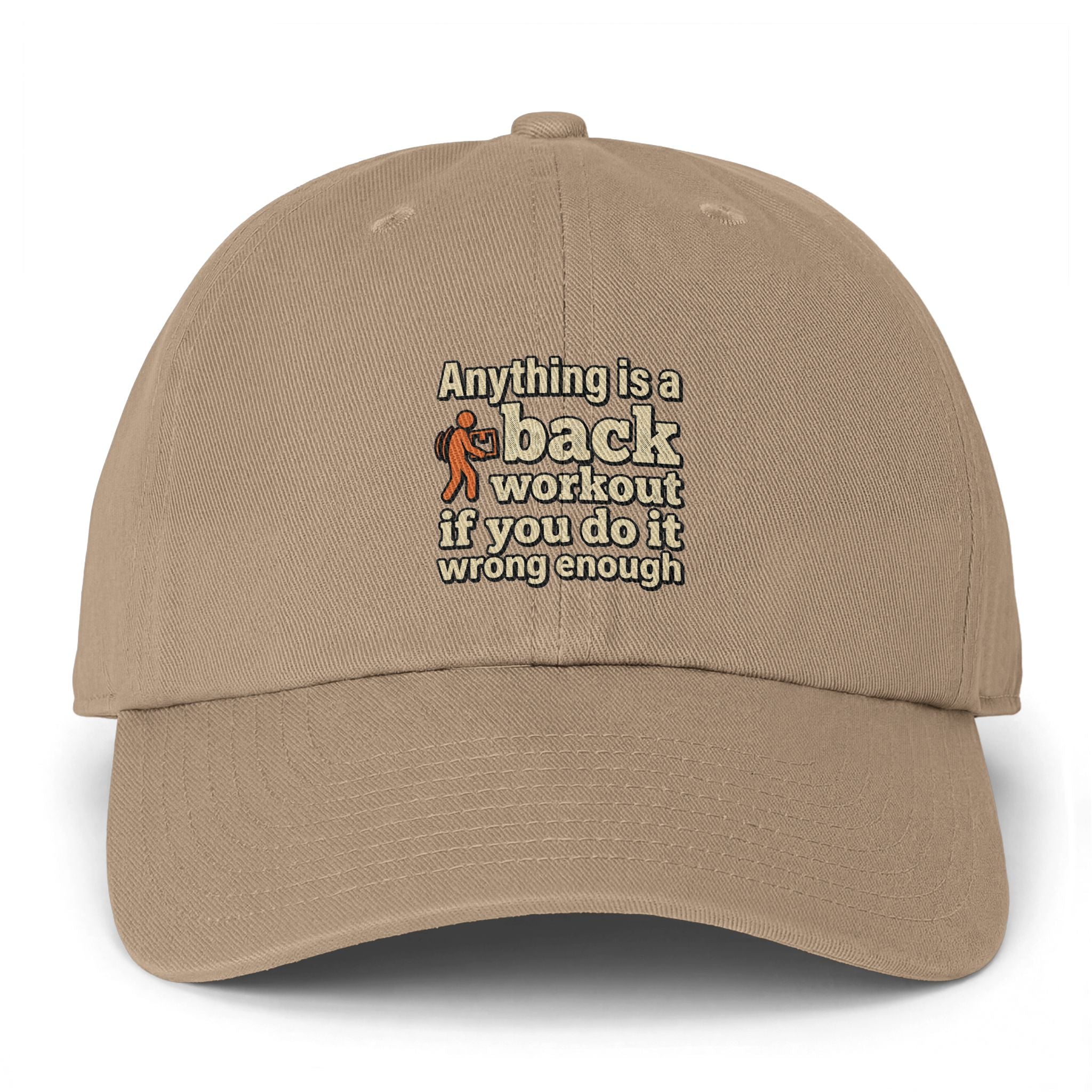 Anything is a Back Workout Clean Up Cap