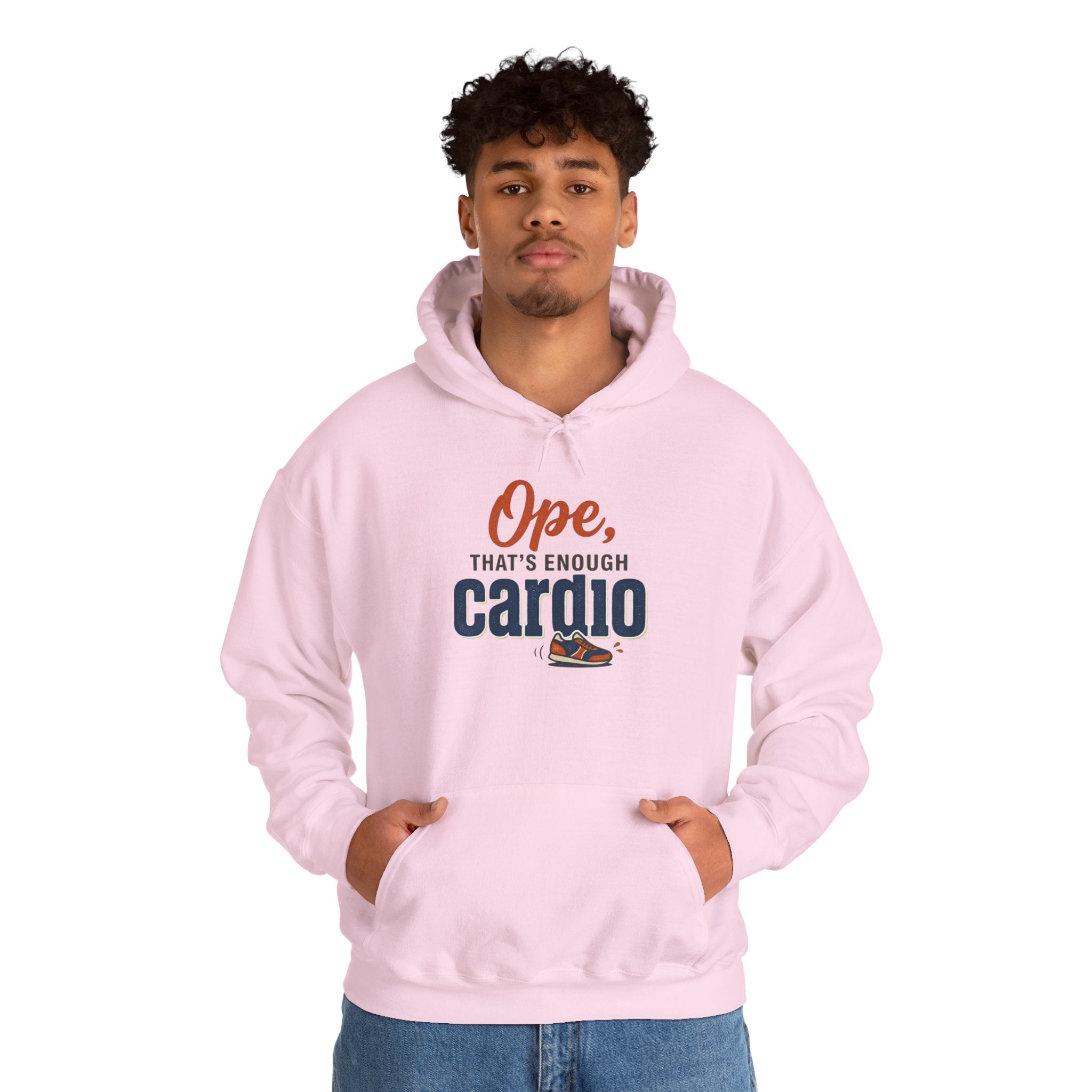 Ope, That's Enough Cardio Unisex Heavy Blend™ Hooded Sweatshirt