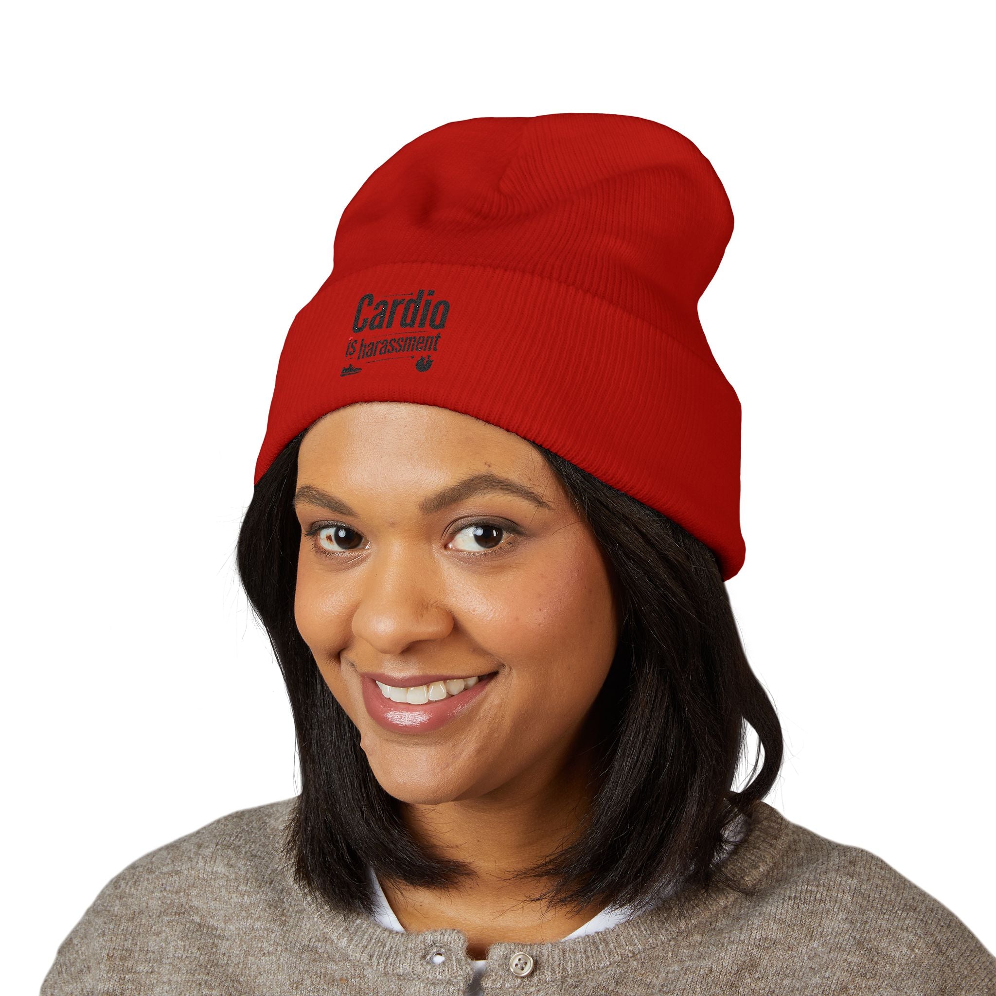 Cardio is Harassment Classic Cuffed Beanie (Embroidery)