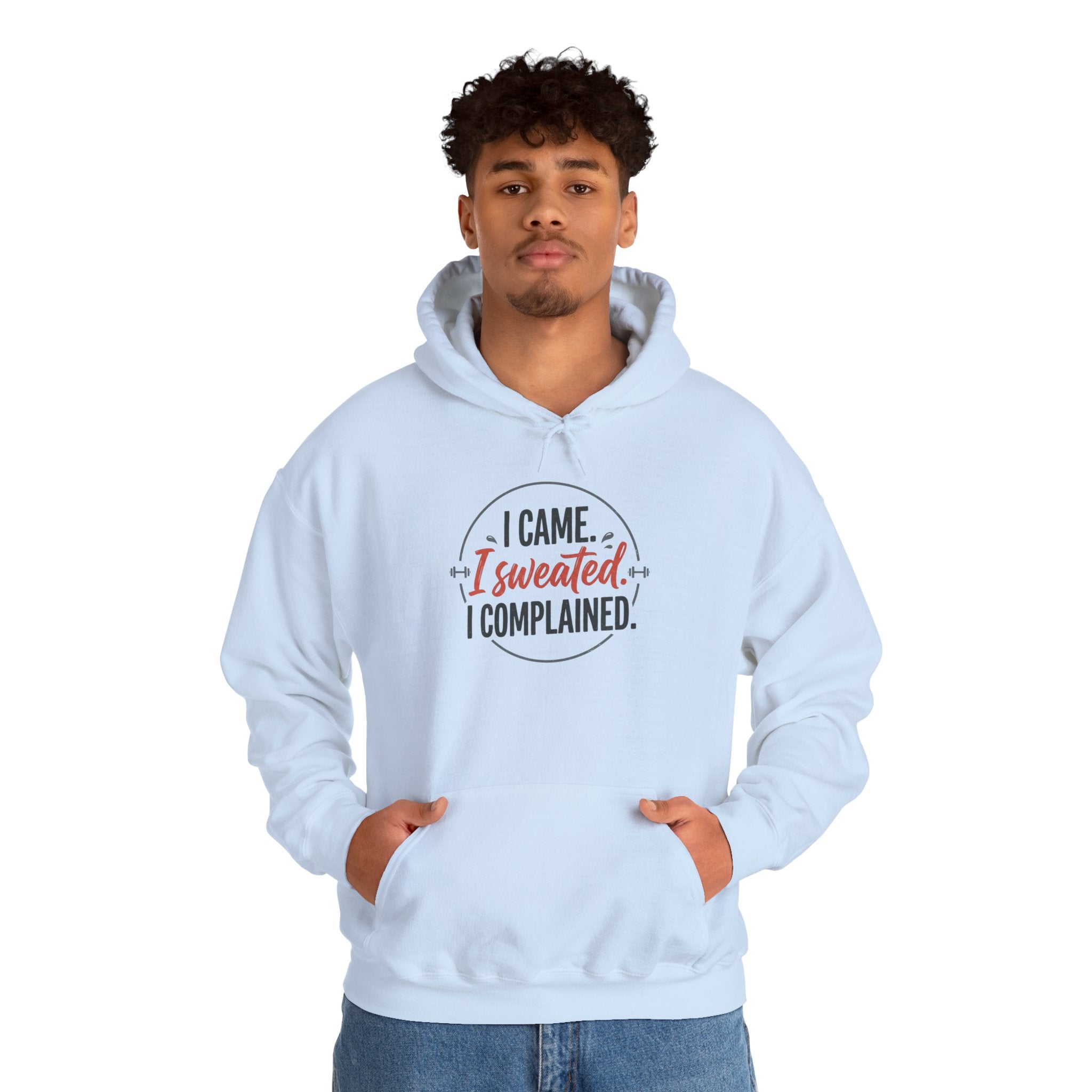 I Came I Sweated I Complained Unisex Heavy Blend™ Hooded Sweatshirt