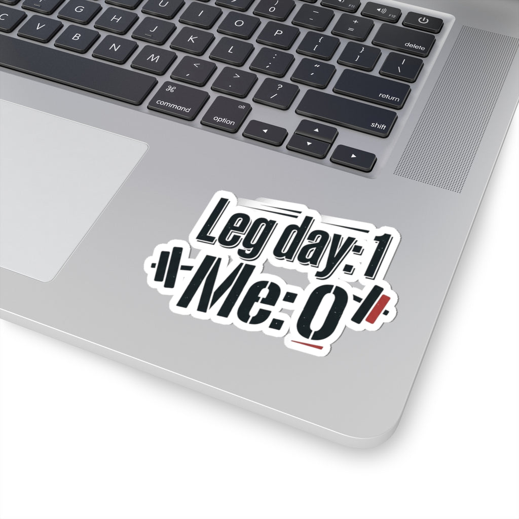 Leg Day Kiss-Cut Stickers
