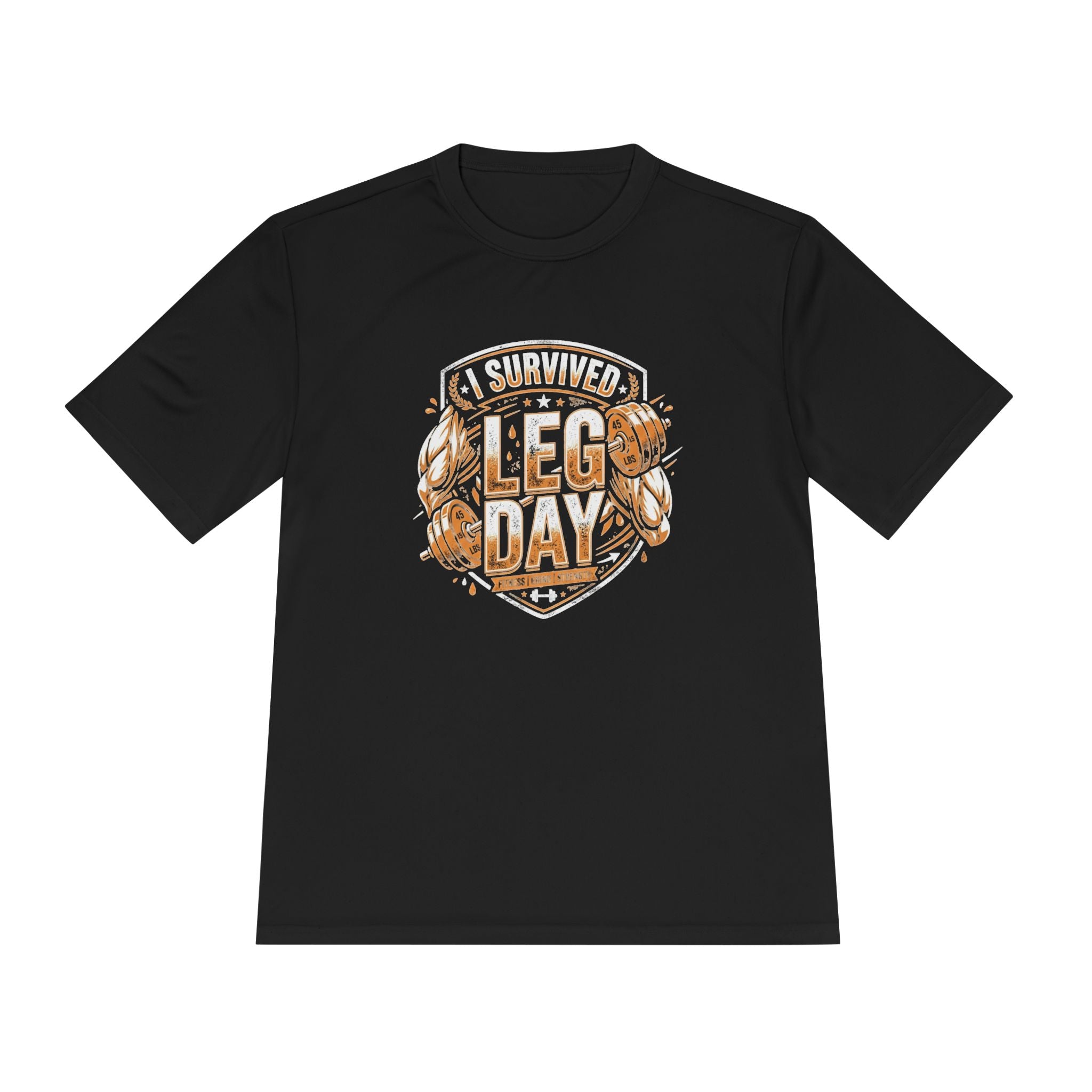 I Survived Leg Day Unisex Moisture Wicking Tee