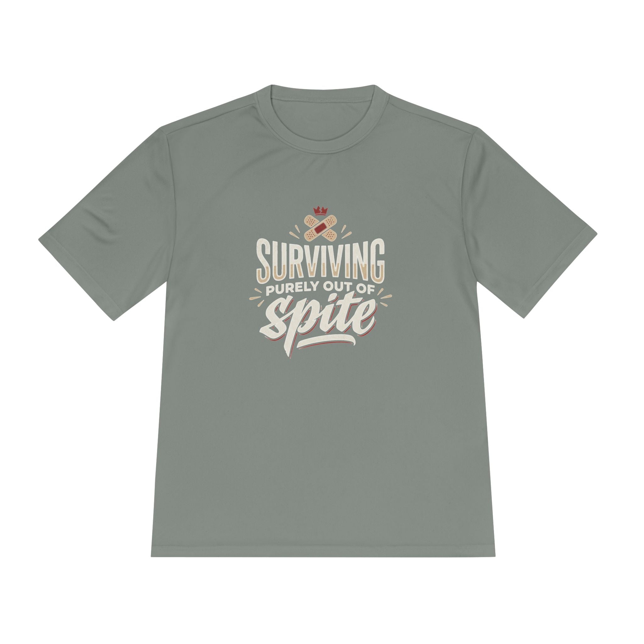 Surviving Purely Out of Spite Unisex Moisture Wicking Tee