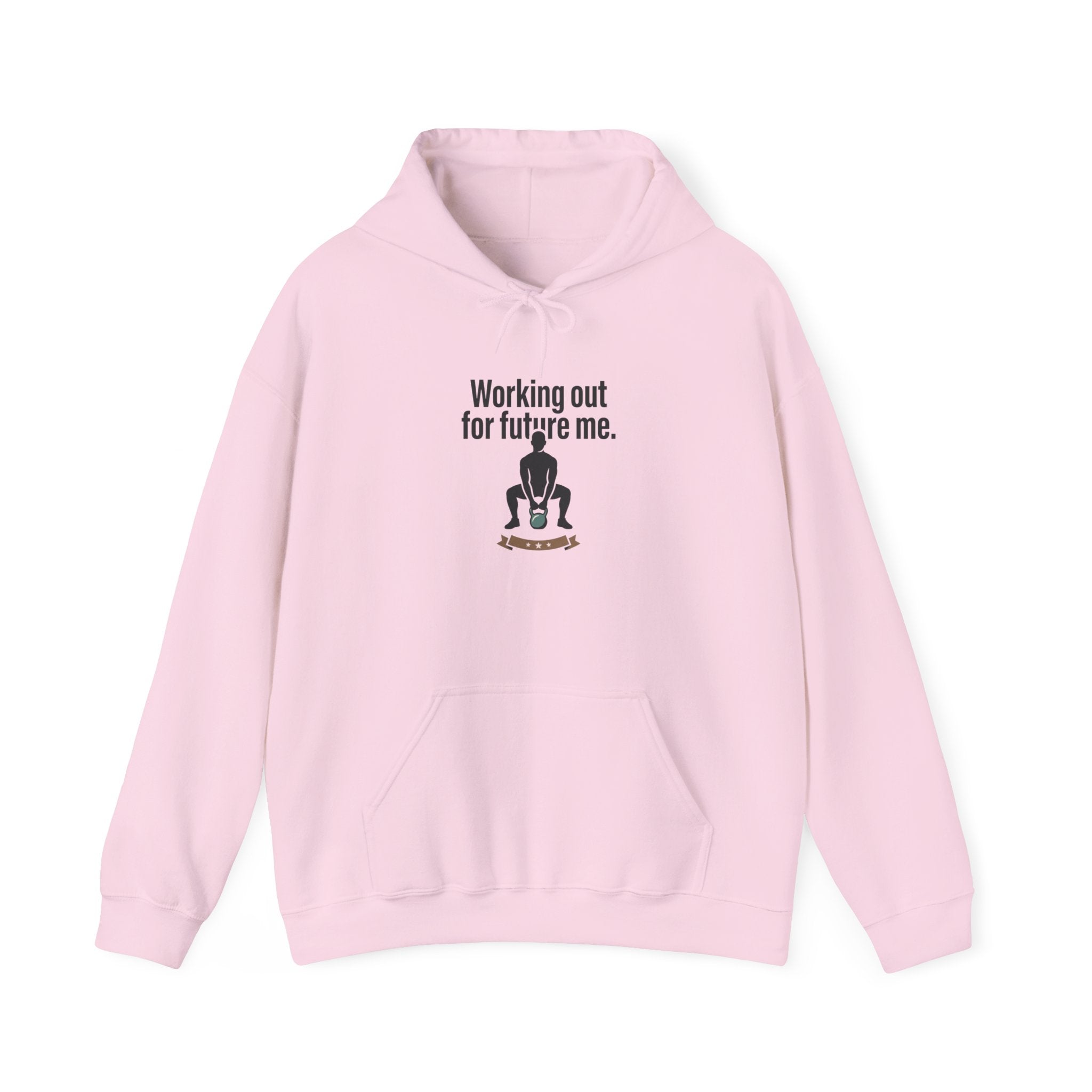 Working Out For Future Me Unisex Heavy Blend™ Hooded Sweatshirt