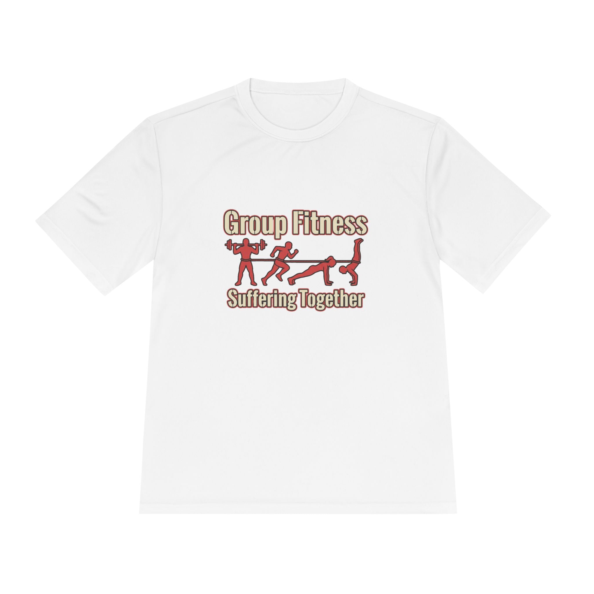 Group Fitness Suffering Together Unisex Moisture Wicking Tee
