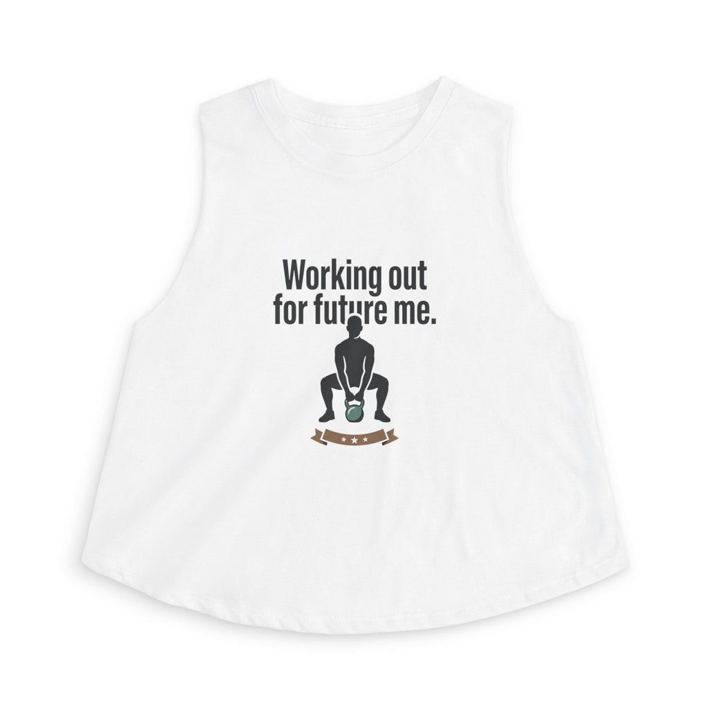 Working Out For Future Me Women's Crop Top