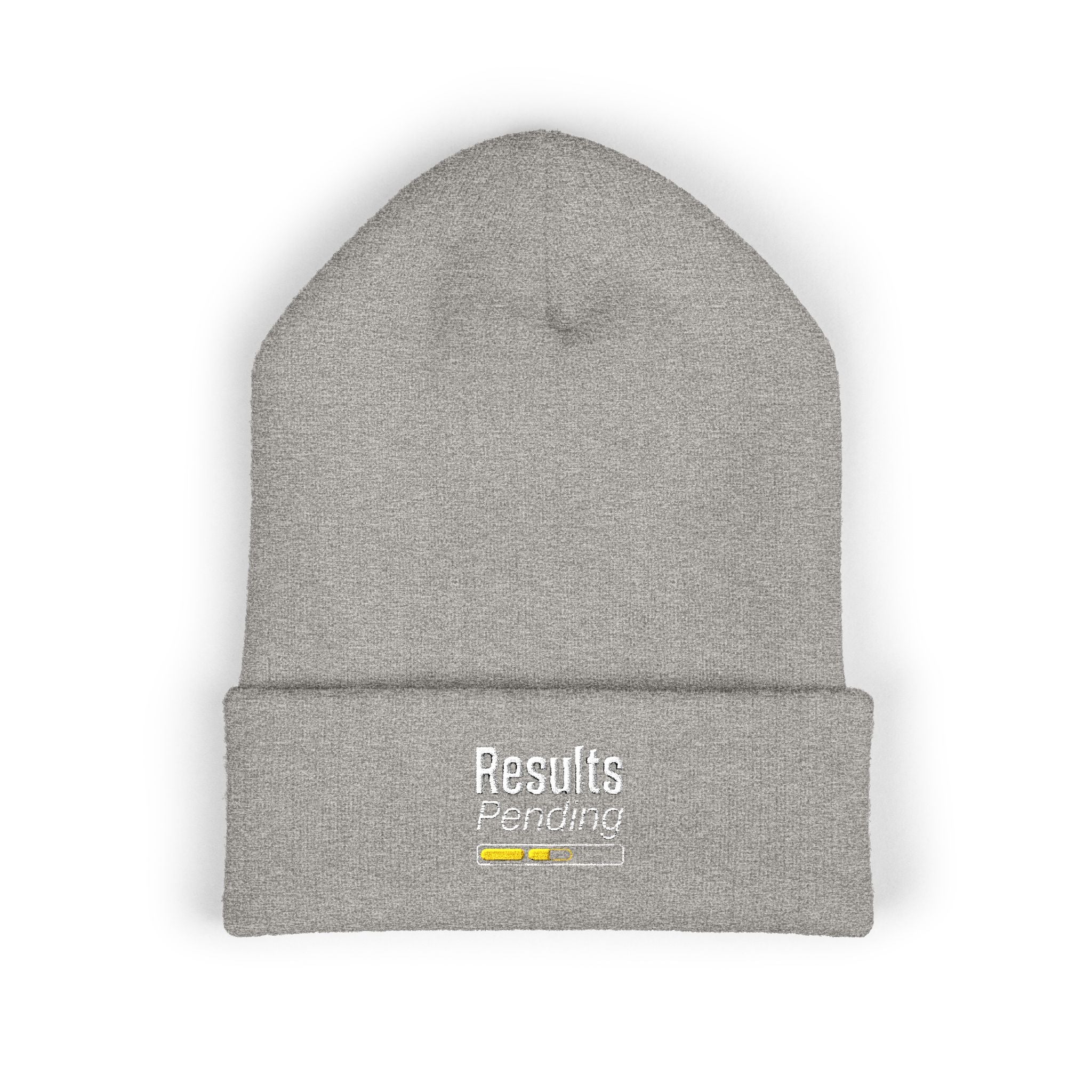 Results Pending Classic Cuffed Beanie (Embroidery)