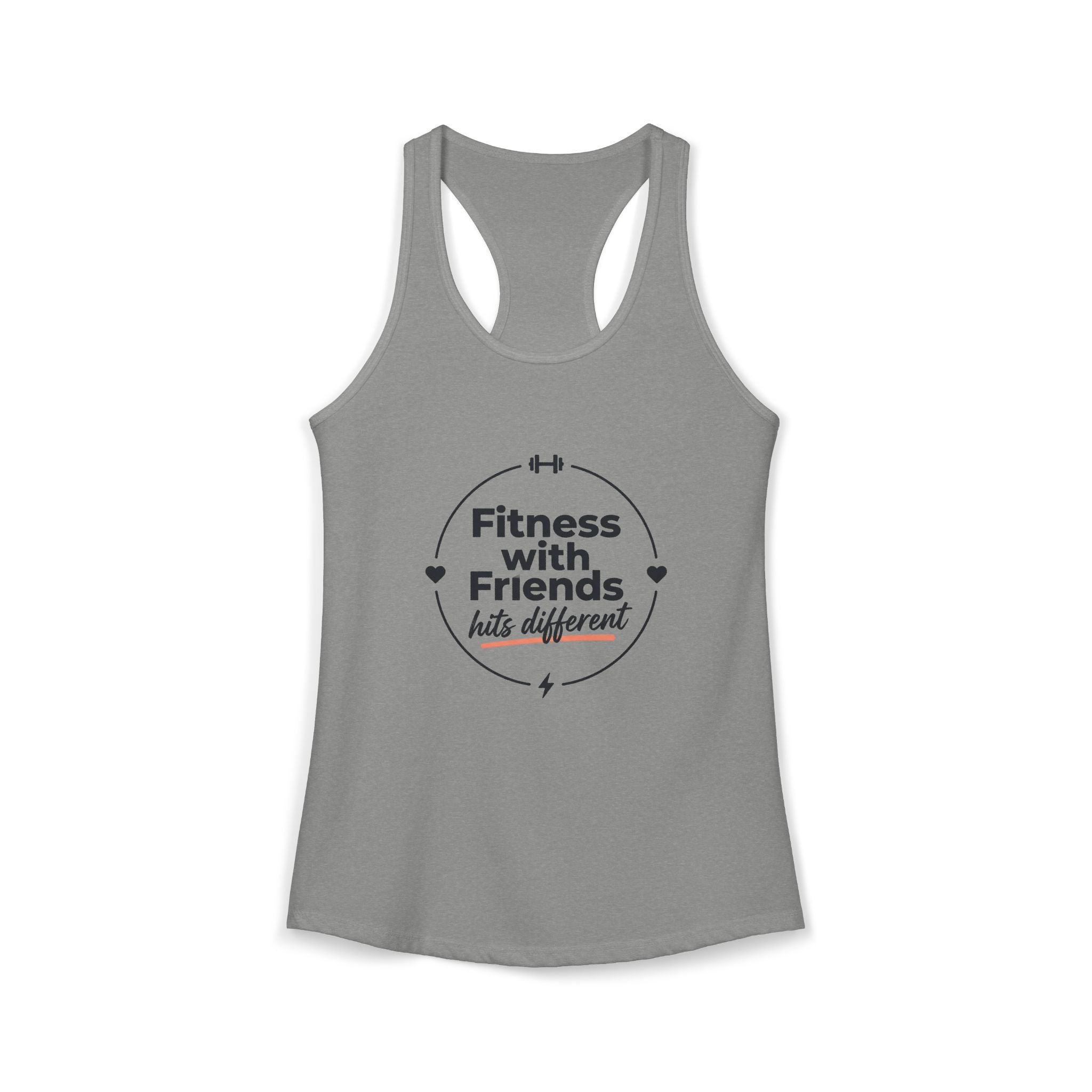 Fitness With Friends Women's Ideal Racerback Tank