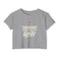 Surviving Purely Out of Spite Women's Festival Crop Top