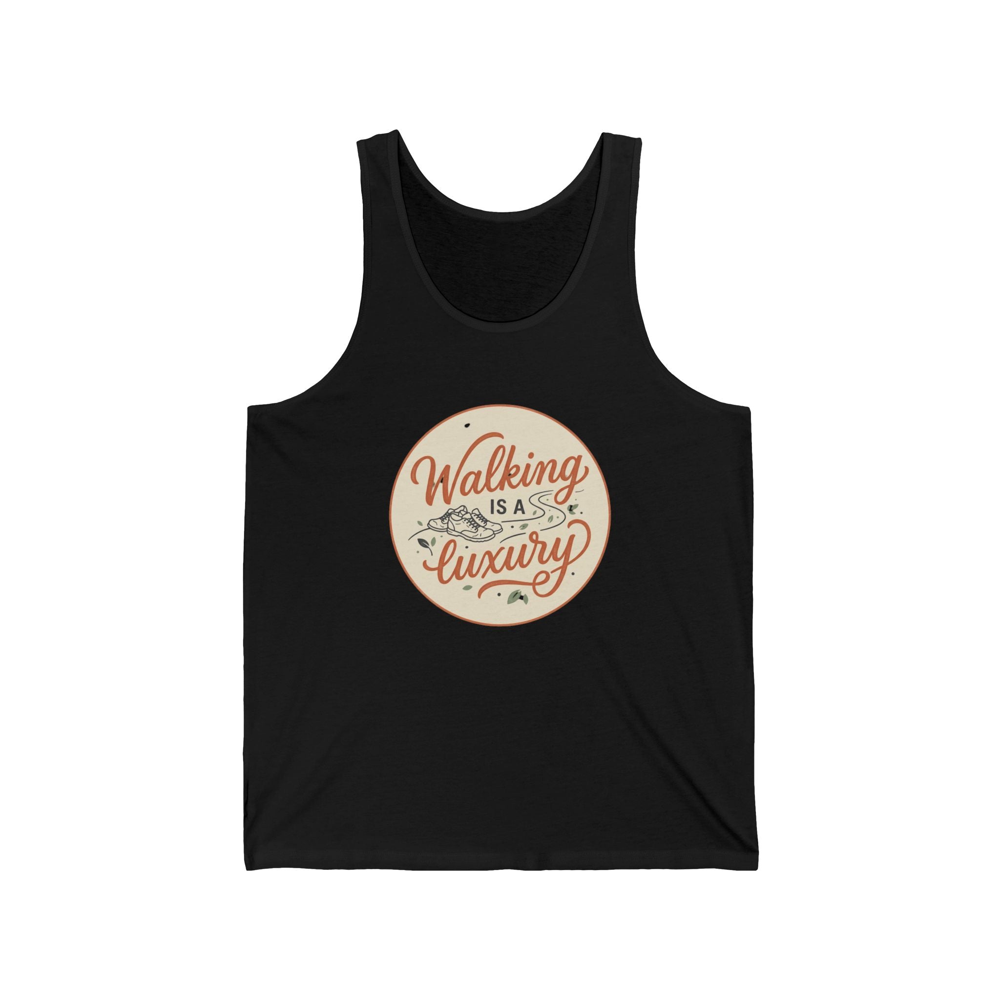 Walking is a Luxury Unisex Jersey Tank