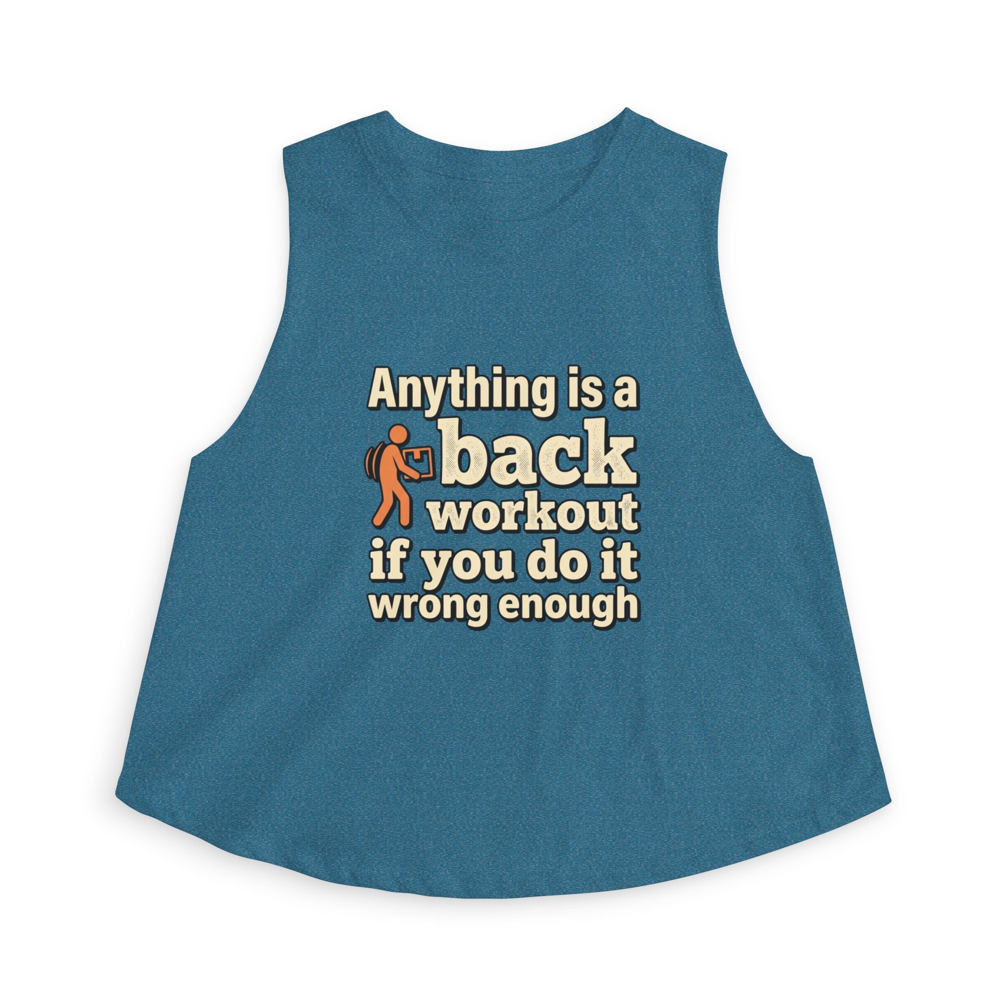 Anything is a Back Workout Women's Crop Top