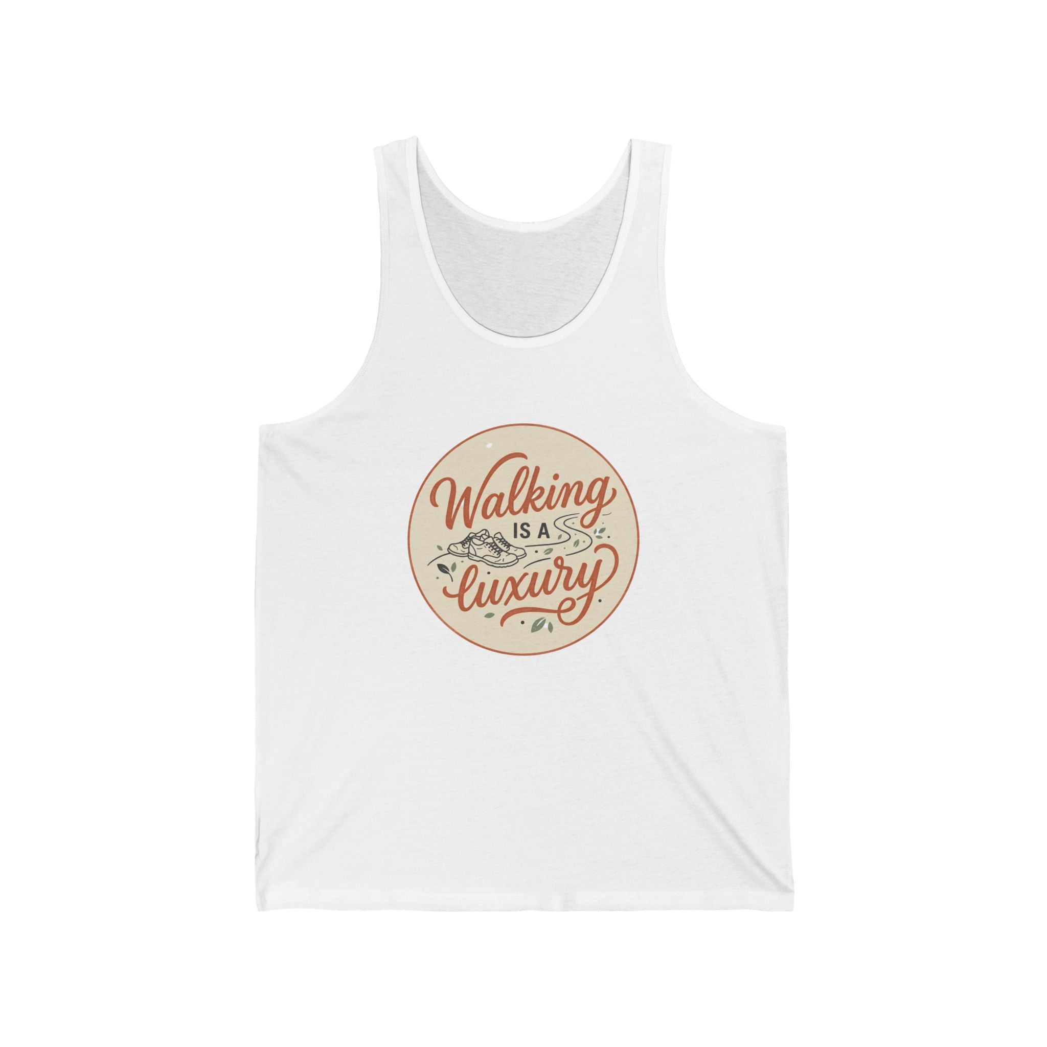 Walking is a Luxury Unisex Jersey Tank