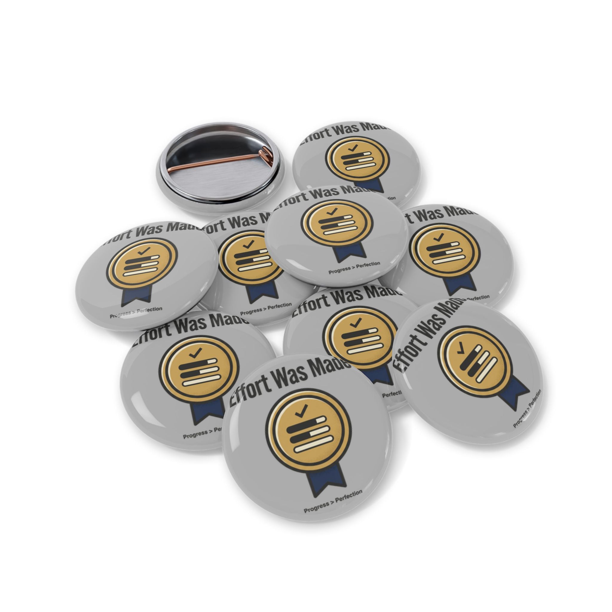 Effort was Made Round Pins