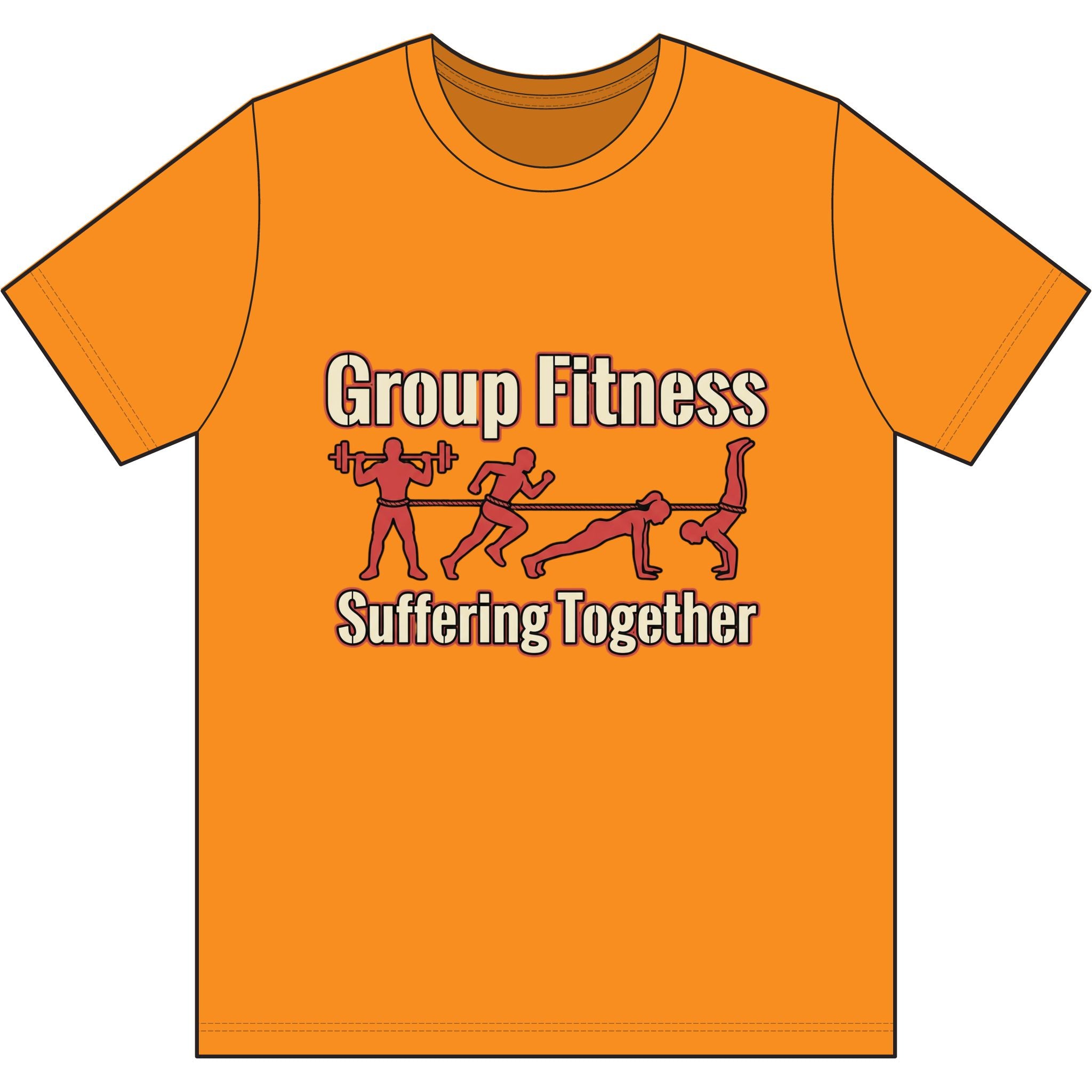 Group Fitness Suffering Together Dri-Power 100% Polyester T-Shirt