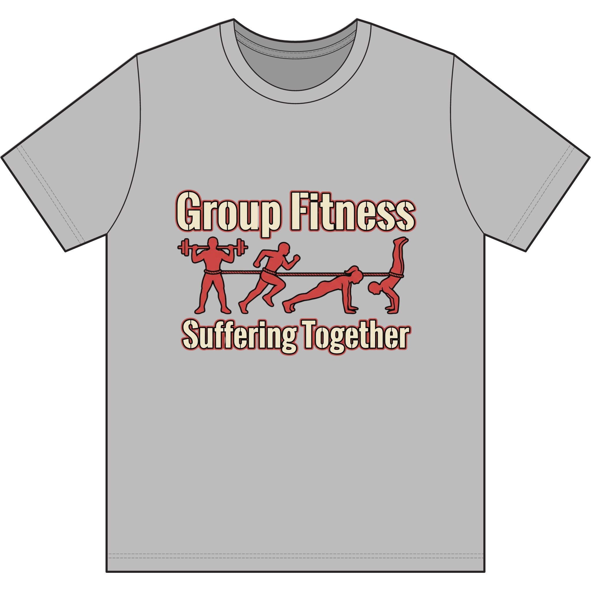 Group Fitness Suffering Together Dri-Power 100% Polyester T-Shirt