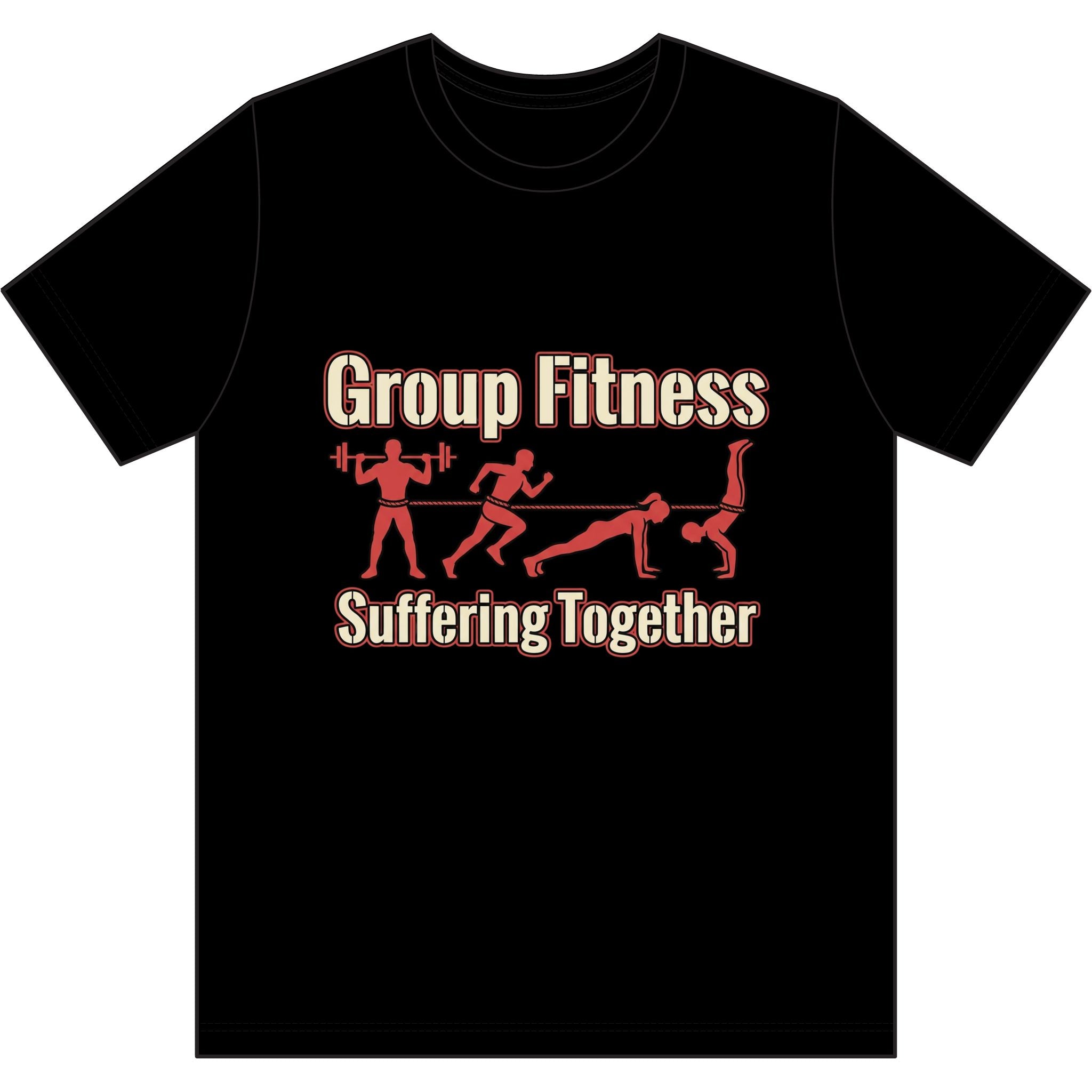 Group Fitness Suffering Together Dri-Power 100% Polyester T-Shirt