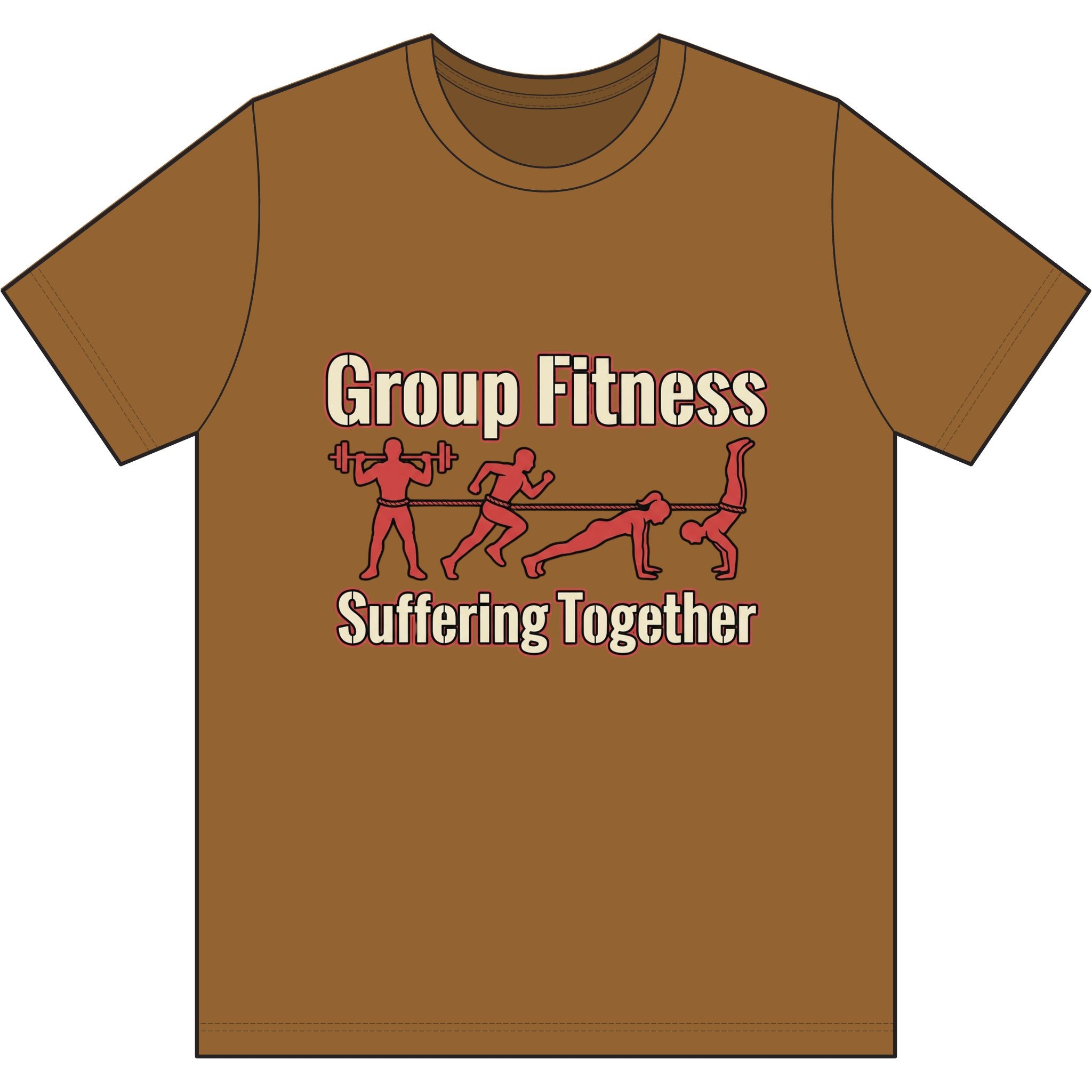 Group Fitness Suffering Together Dri-Power 100% Polyester T-Shirt