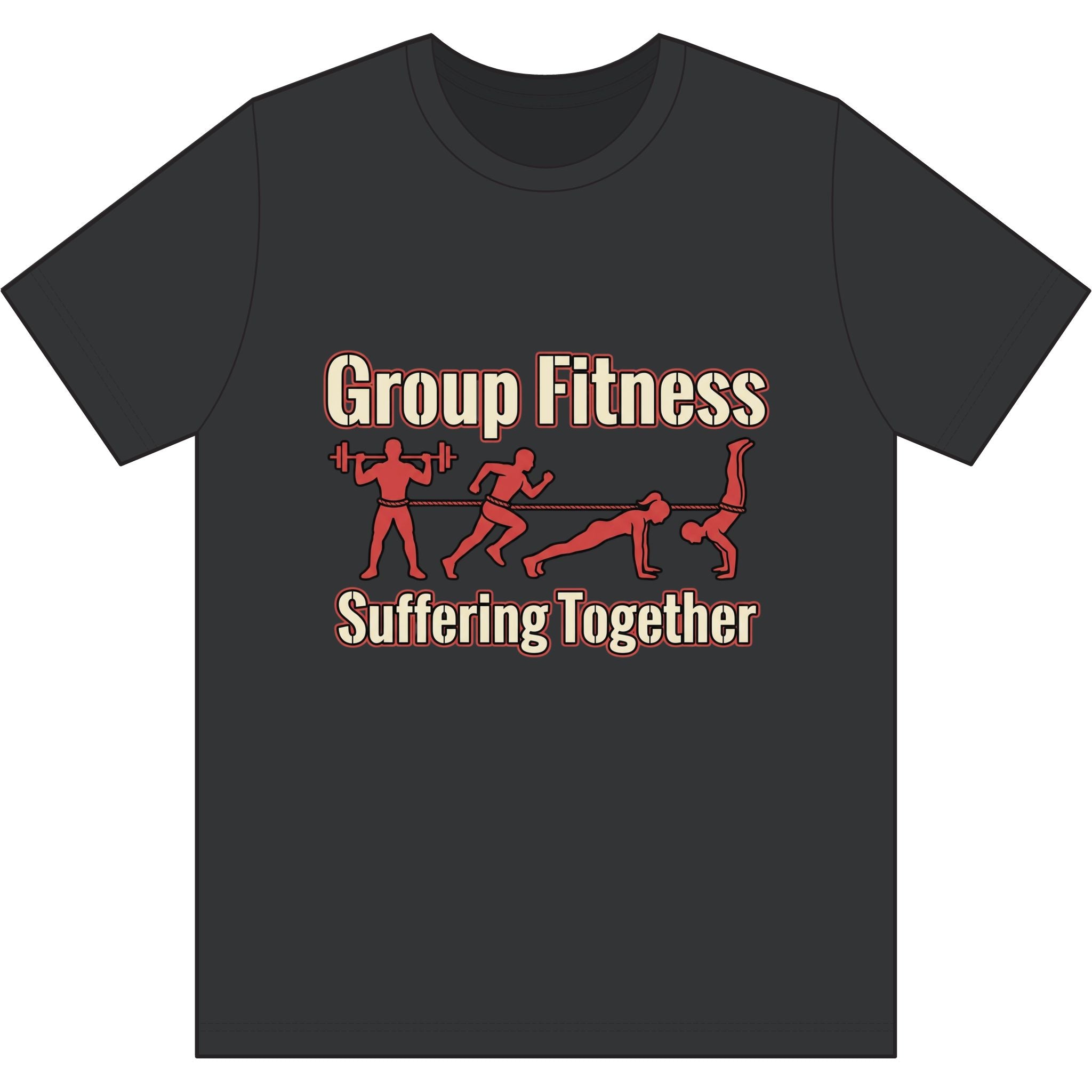 Group Fitness Suffering Together Dri-Power 100% Polyester T-Shirt