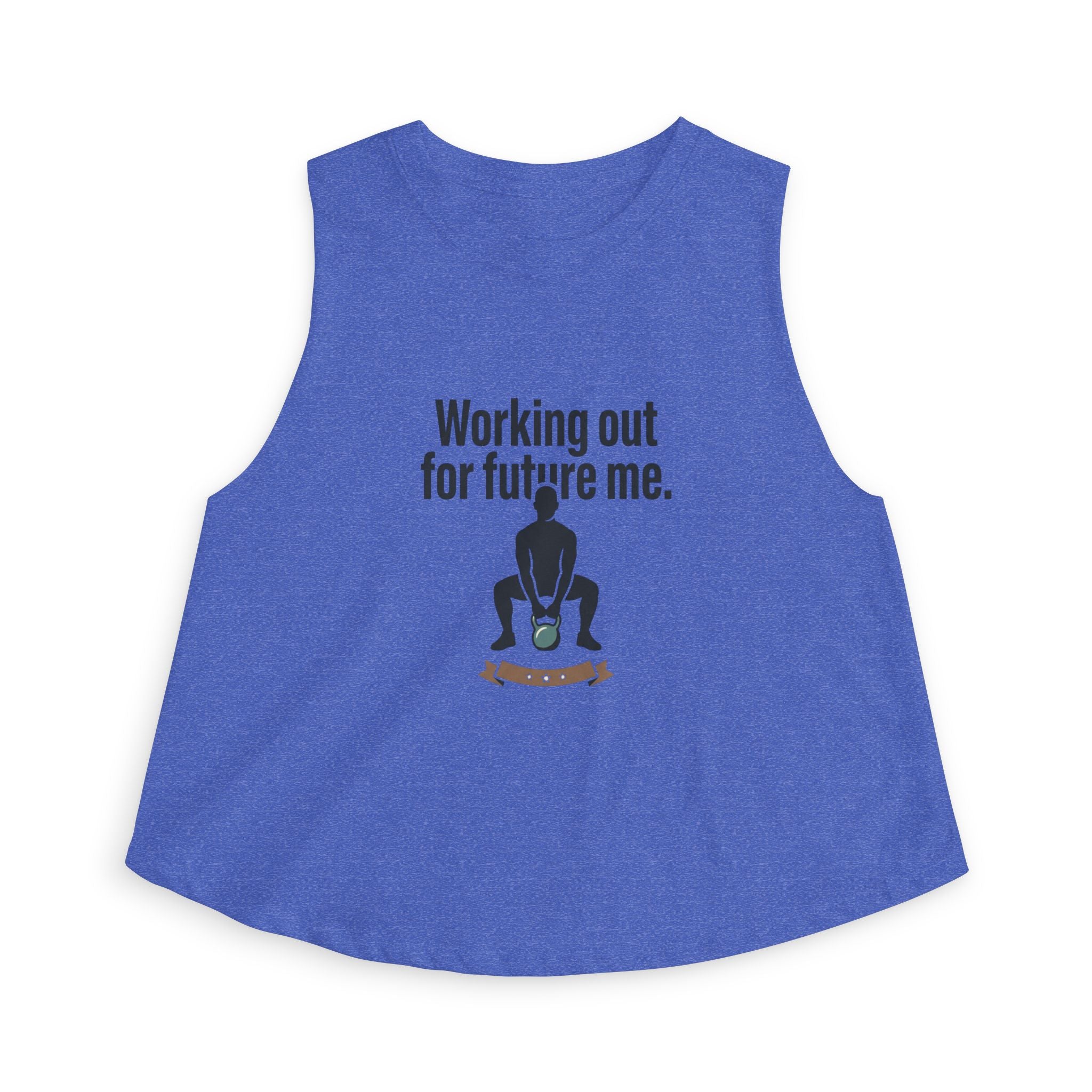 Working Out For Future Me Women's Crop Top