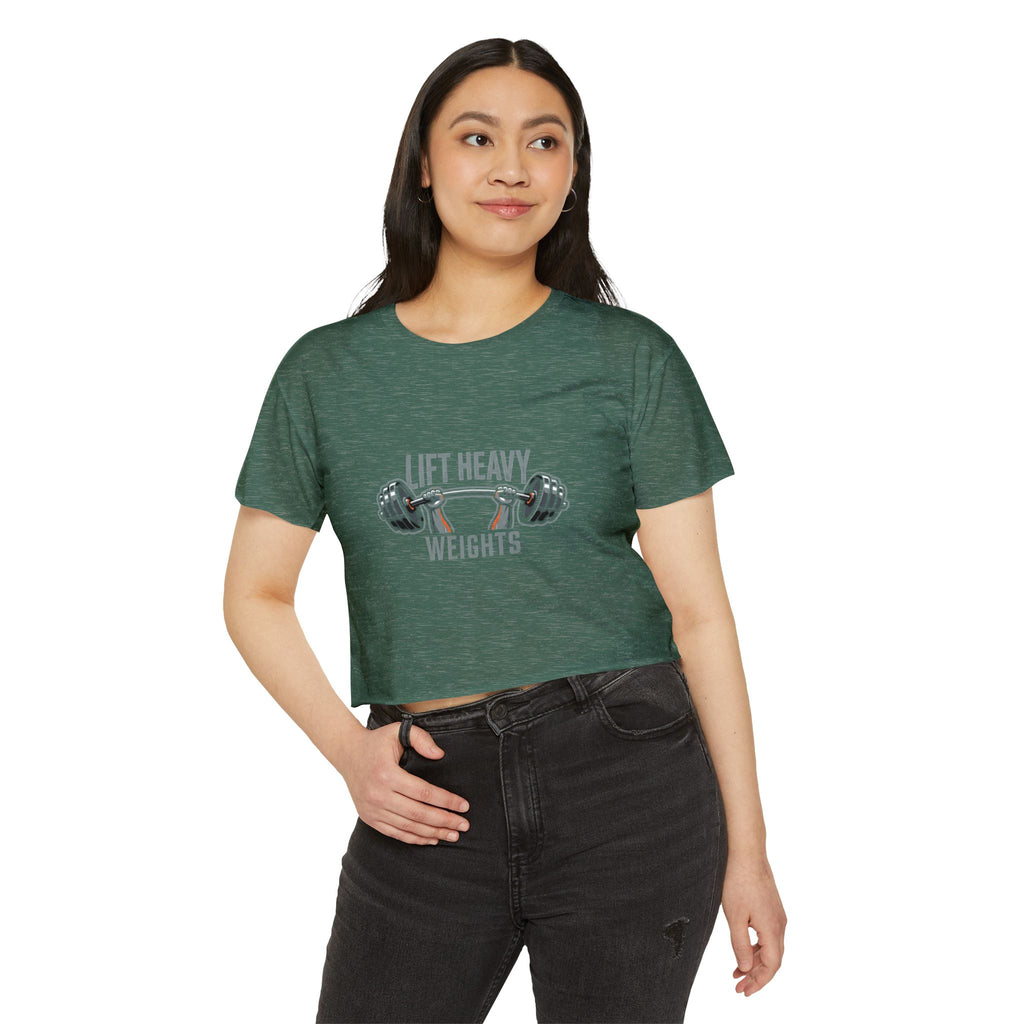 Lift Heavy Weights Women's Festival Crop Top