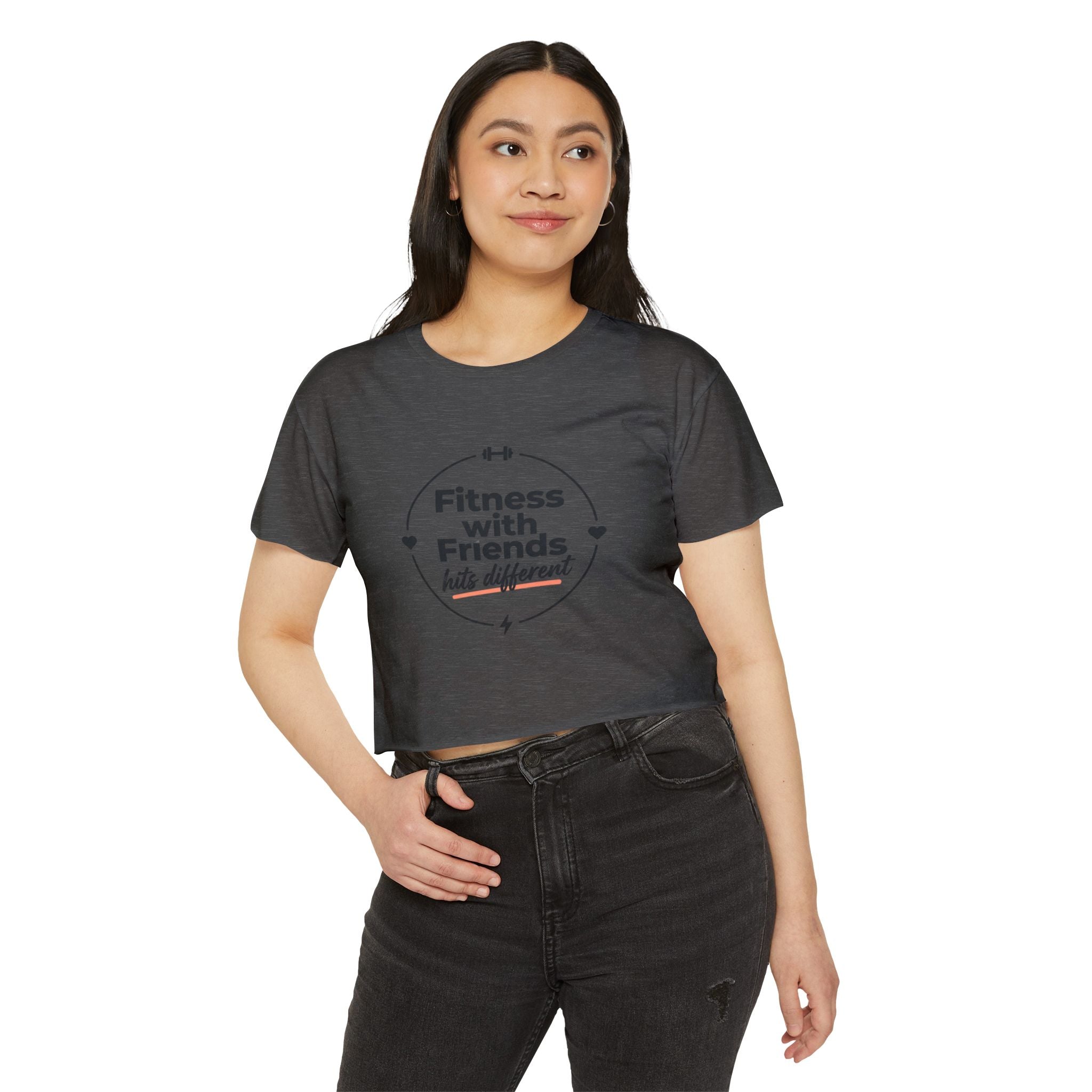 Fitness with Friends Women's Festival Crop Top