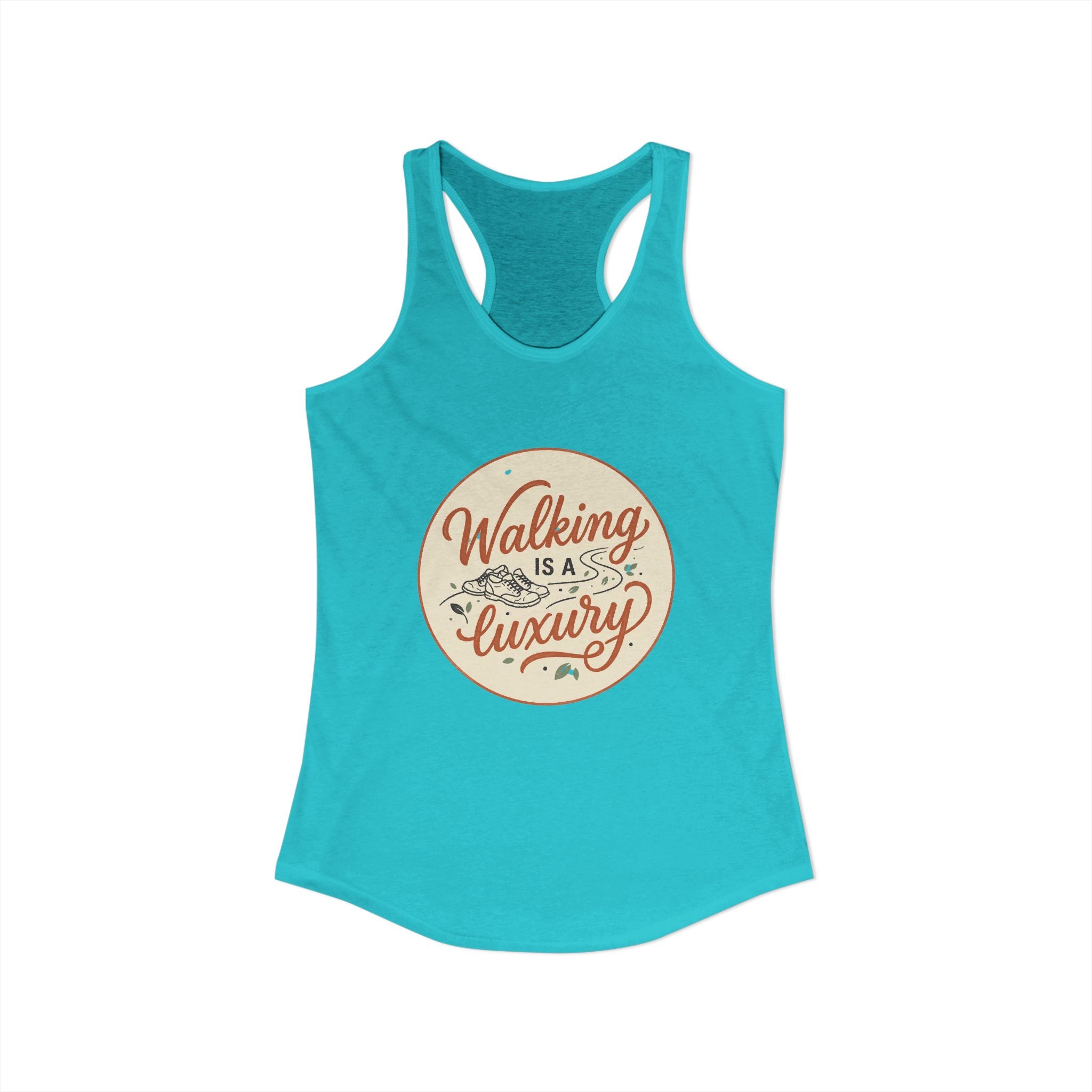 Walking is a Luxury Women's Ideal Racerback Tank