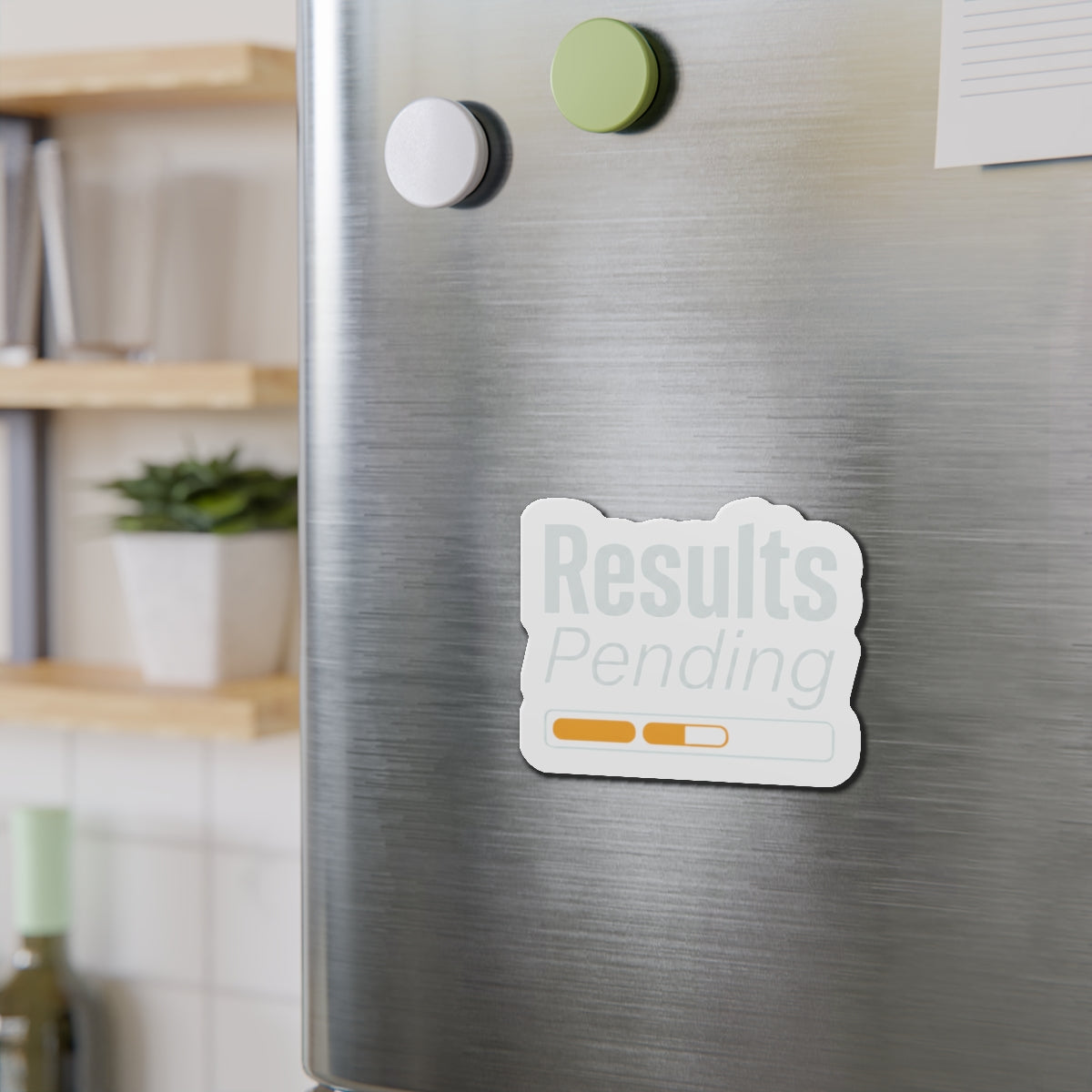 Results Pending Die-Cut Magnets