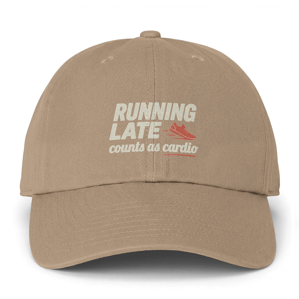 Running Late Counts as Cardio Clean Up Cap