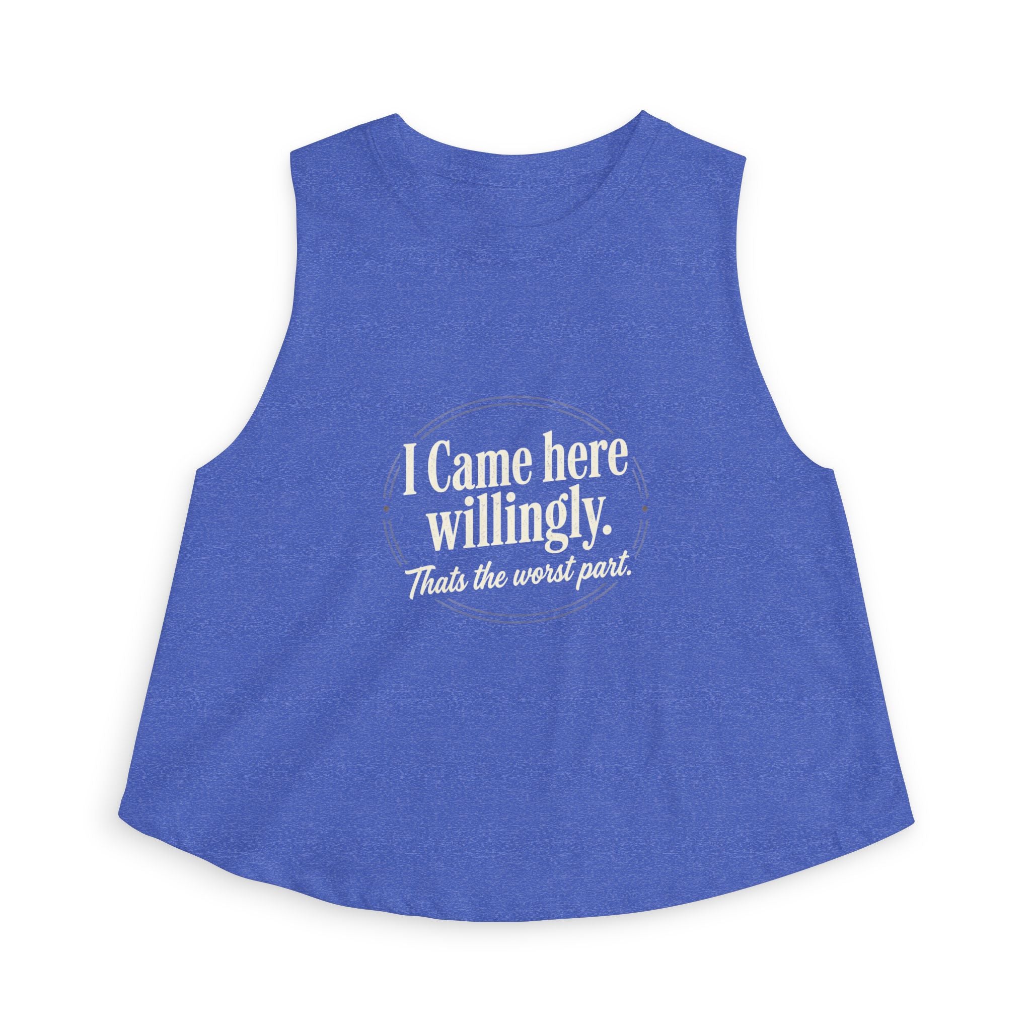 I Came Here Willingly Women's Crop Top
