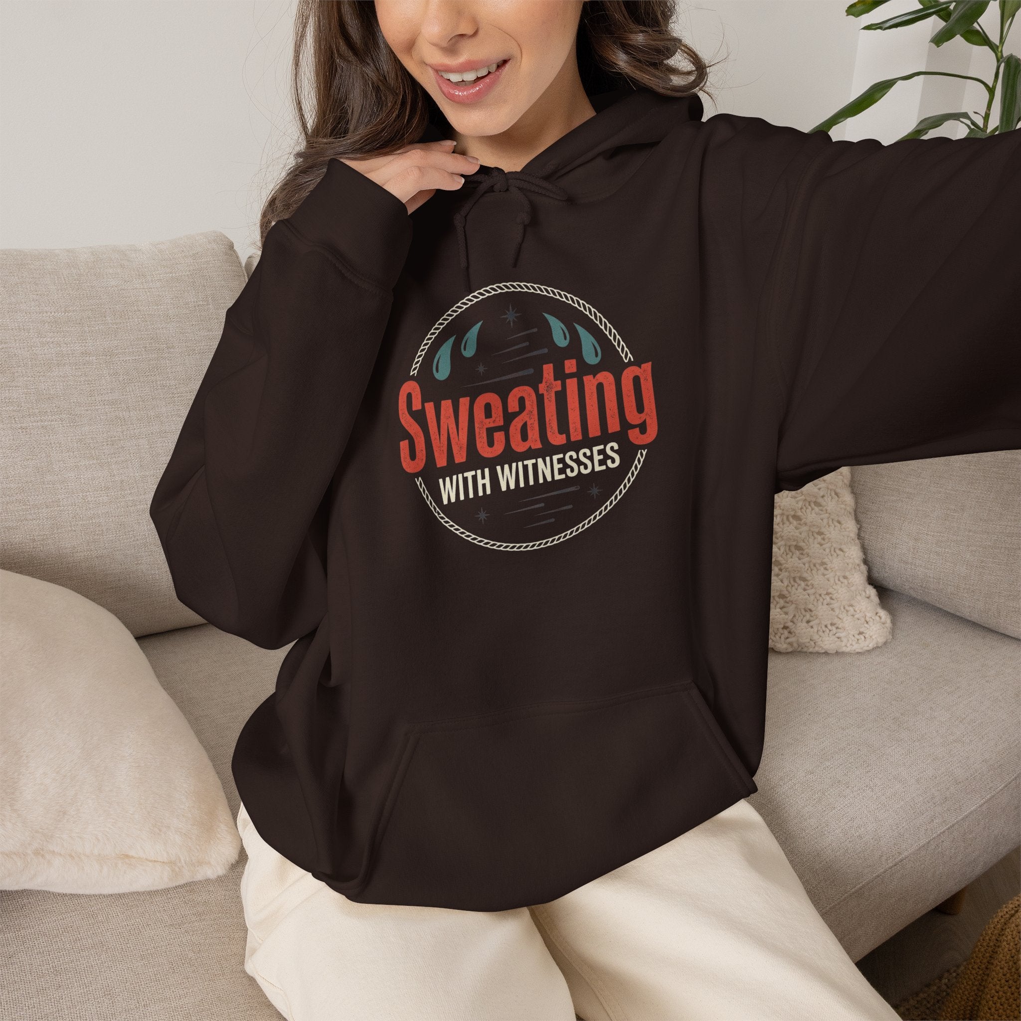 Sweating with Witnesses Unisex Heavy Blend™ Hooded Sweatshirt