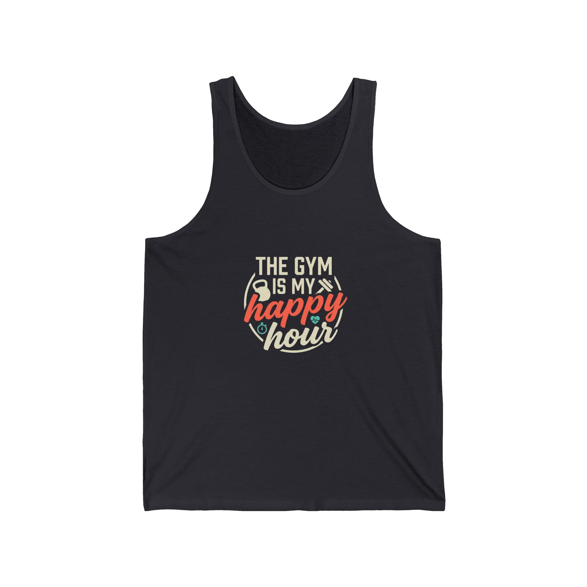 The Gym is My Happy Hour Unisex Jersey Tank