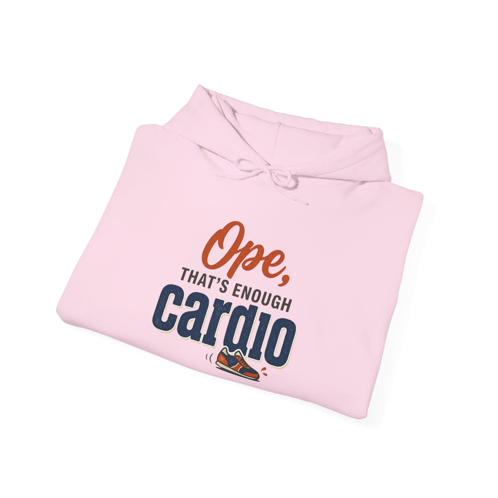 Ope, That's Enough Cardio Unisex Heavy Blend™ Hooded Sweatshirt