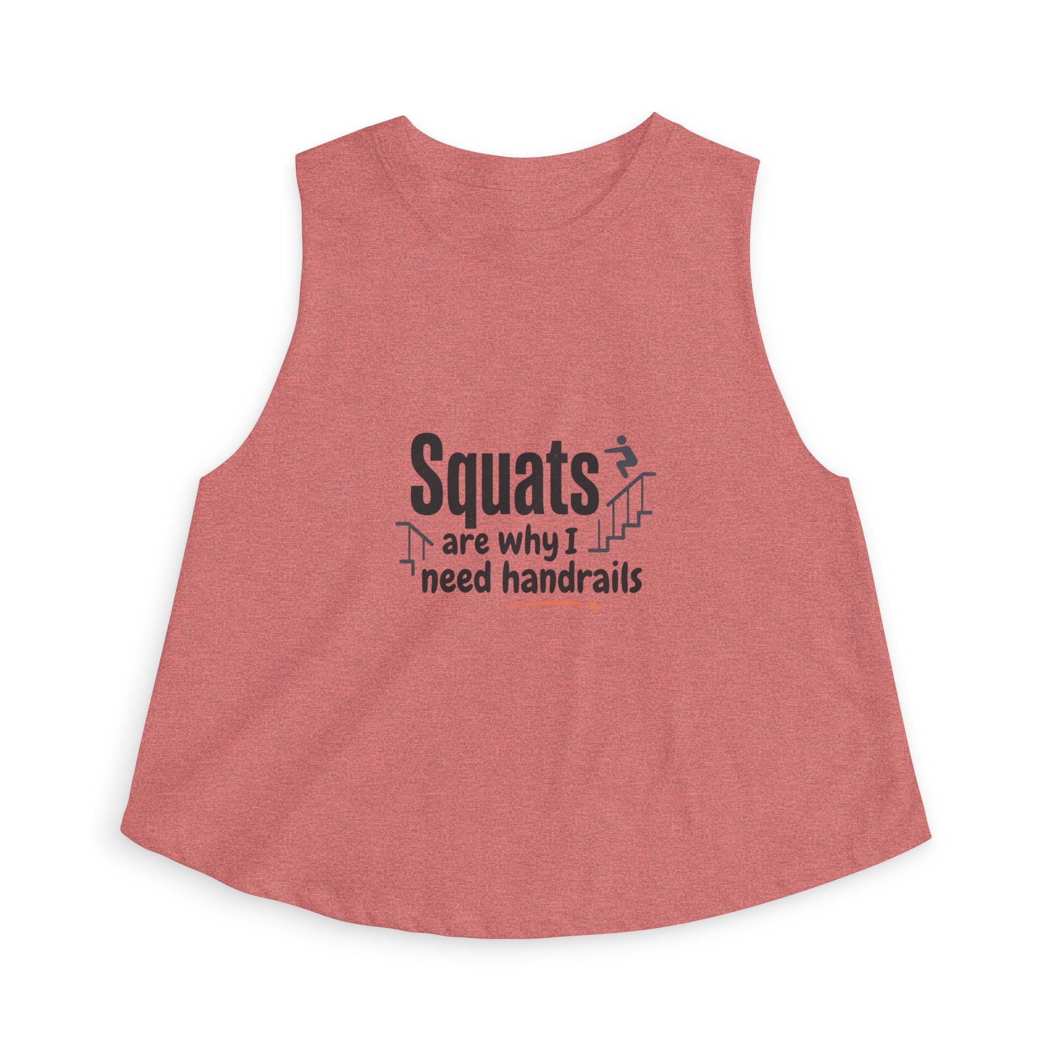 Squats are Why I Need Handrails Women's Crop Top
