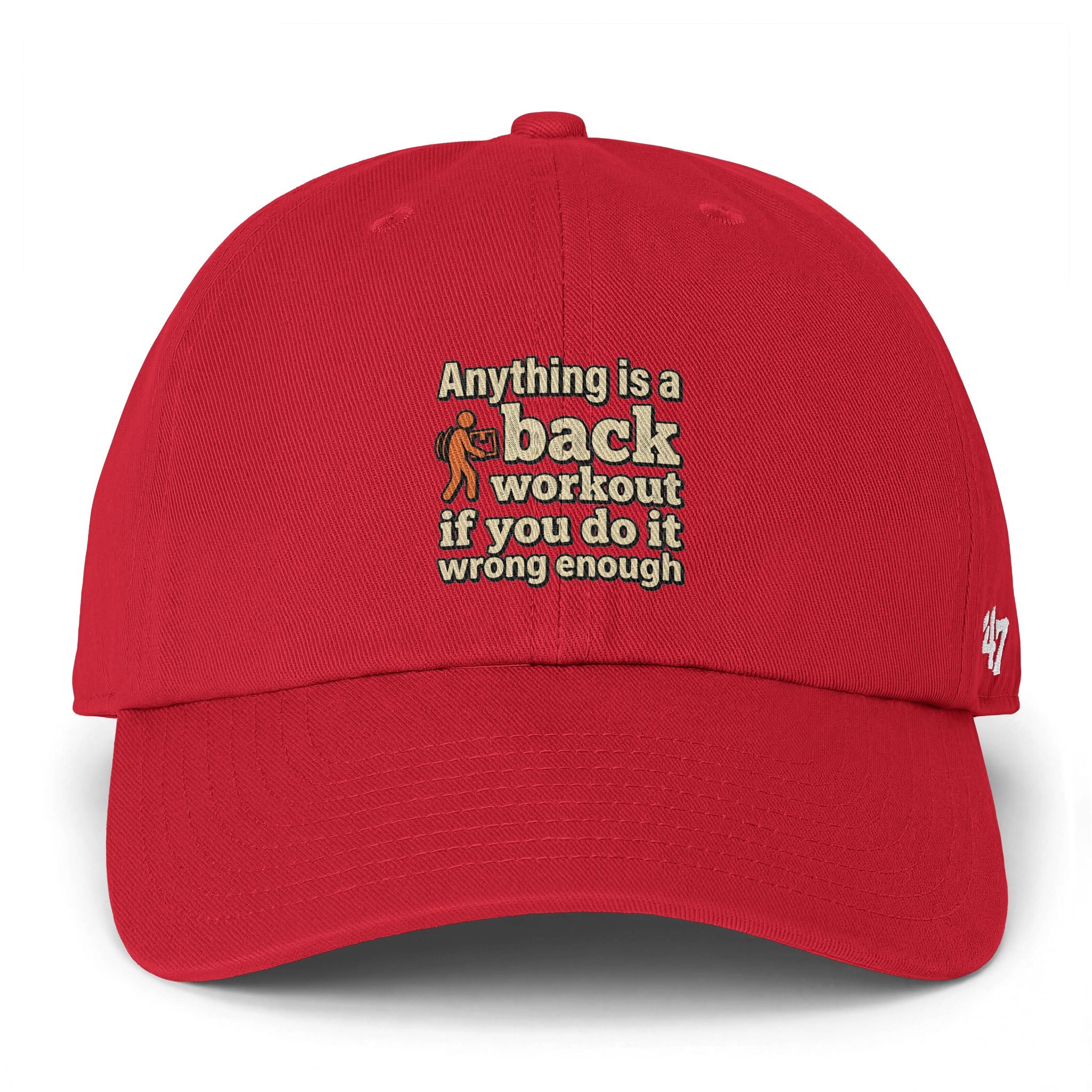 Anything is a Back Workout Clean Up Cap