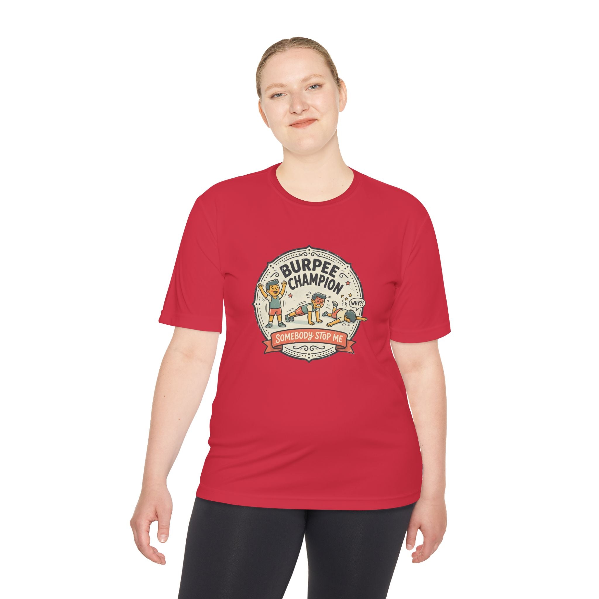 Burpee Champion Unisex Moisture Wicking Tee