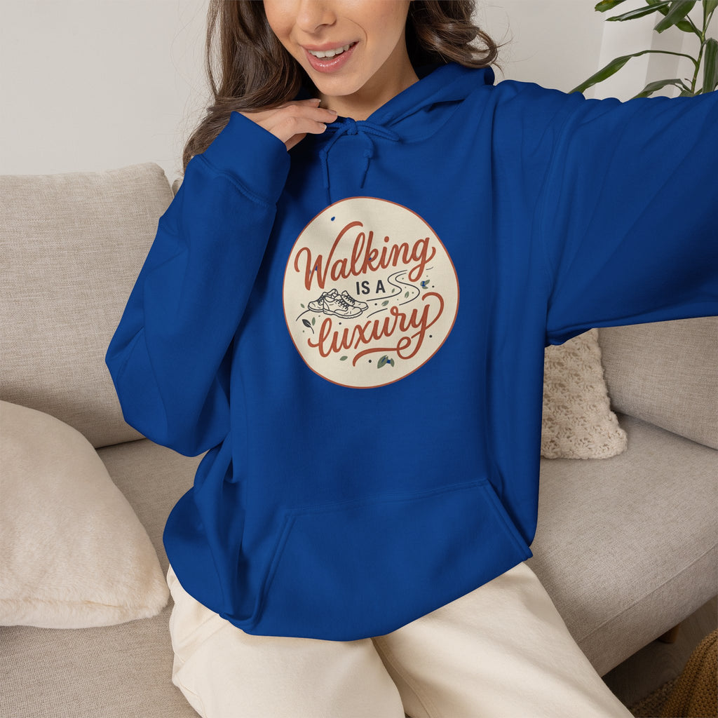 Walking is a Luxury Unisex Heavy Blend™ Hooded Sweatshirt
