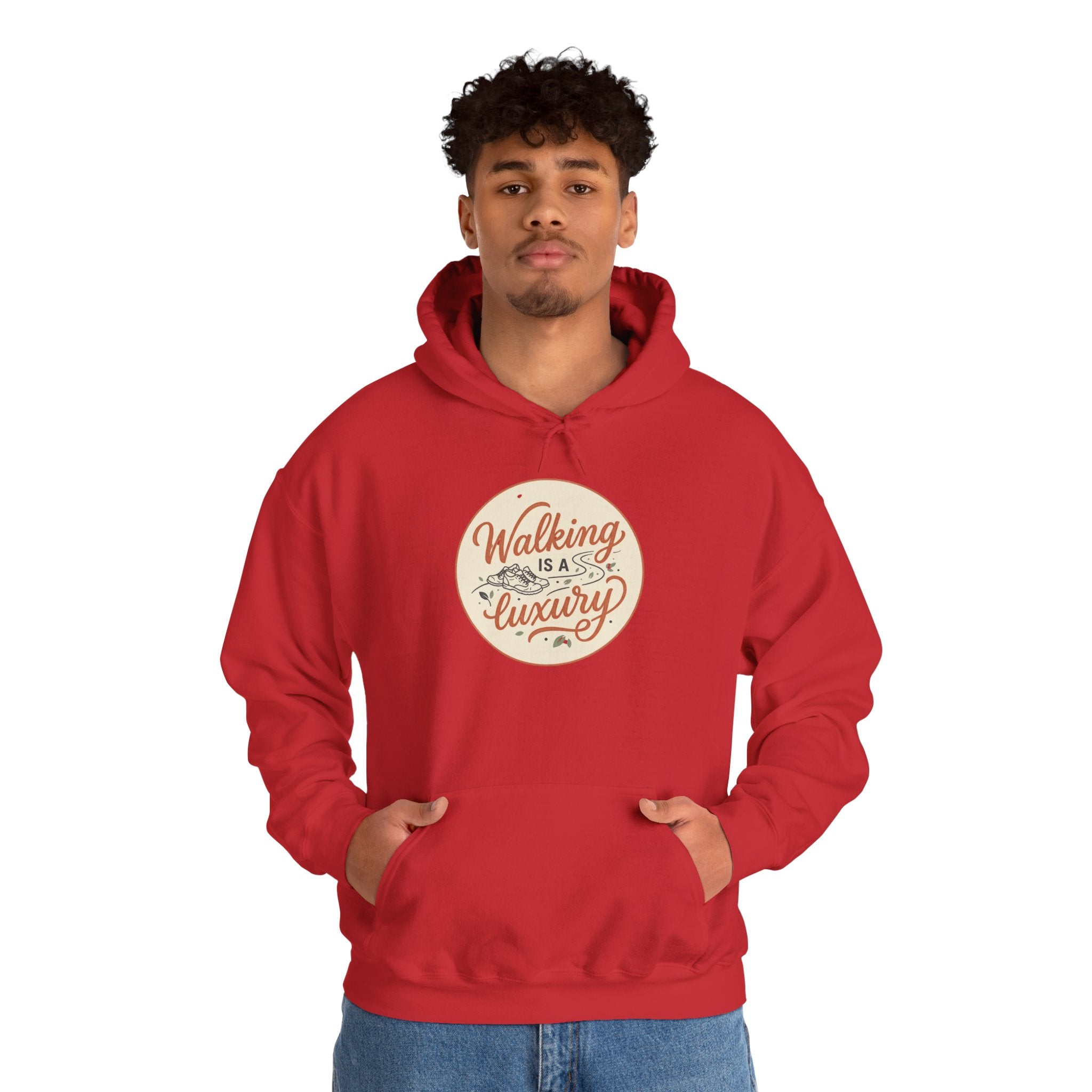 Walking is a Luxury Unisex Heavy Blend™ Hooded Sweatshirt