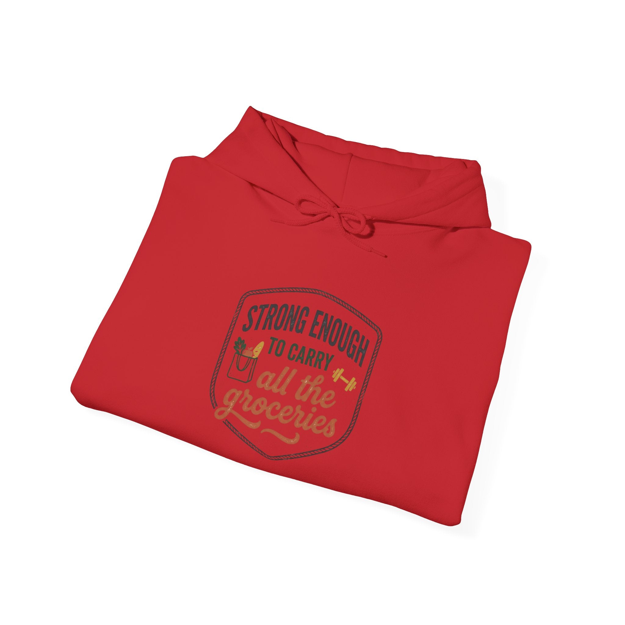Strong Enough to Carry All the Groceries Unisex Heavy Blend™ Hooded Sweatshirt