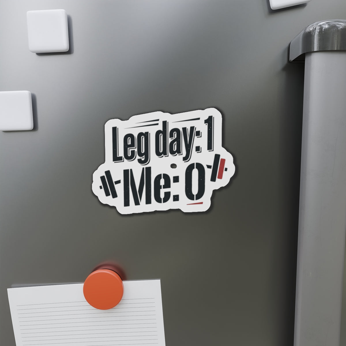 Leg Day Die-Cut Magnets