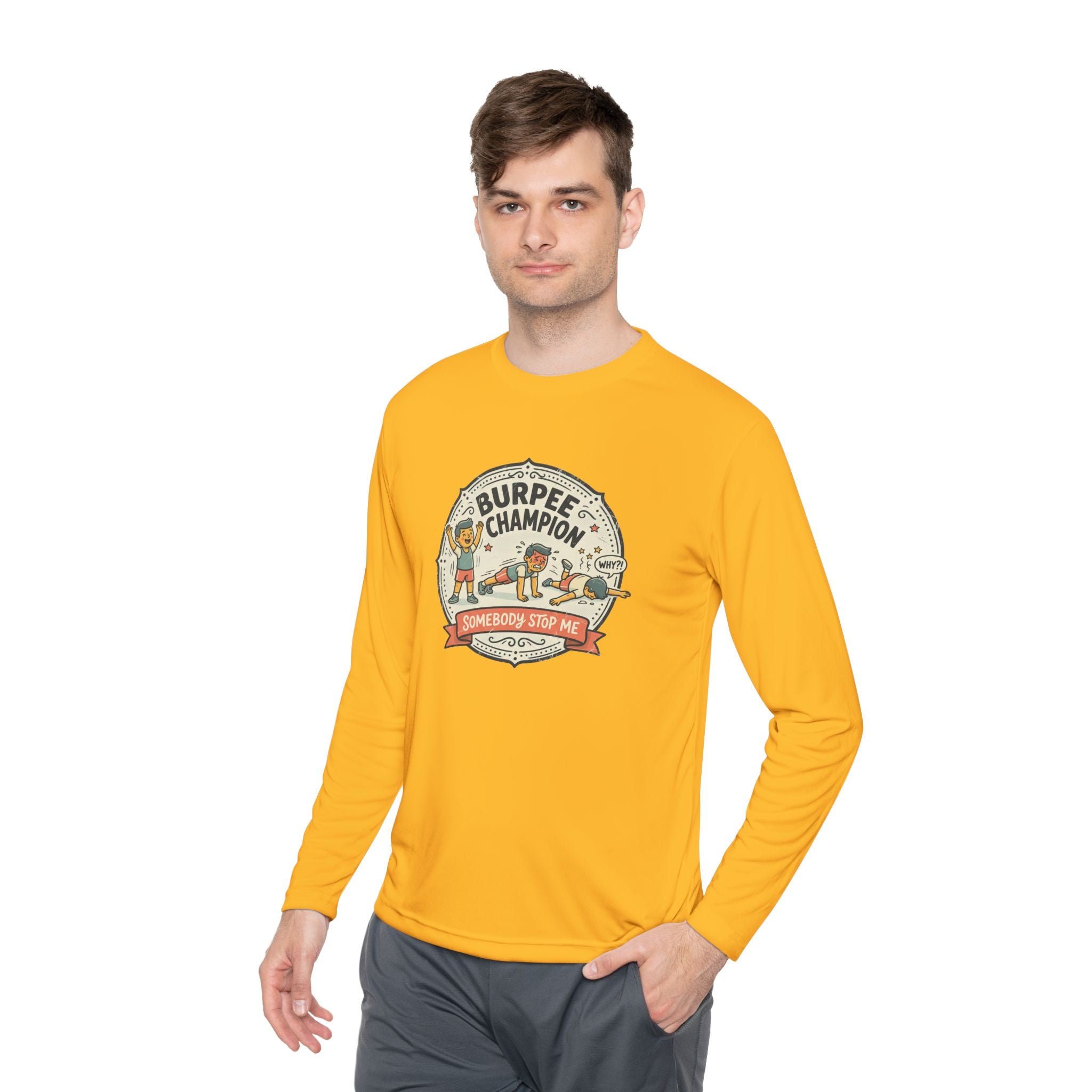 Burpee Champion Unisex Lightweight Long Sleeve Tee