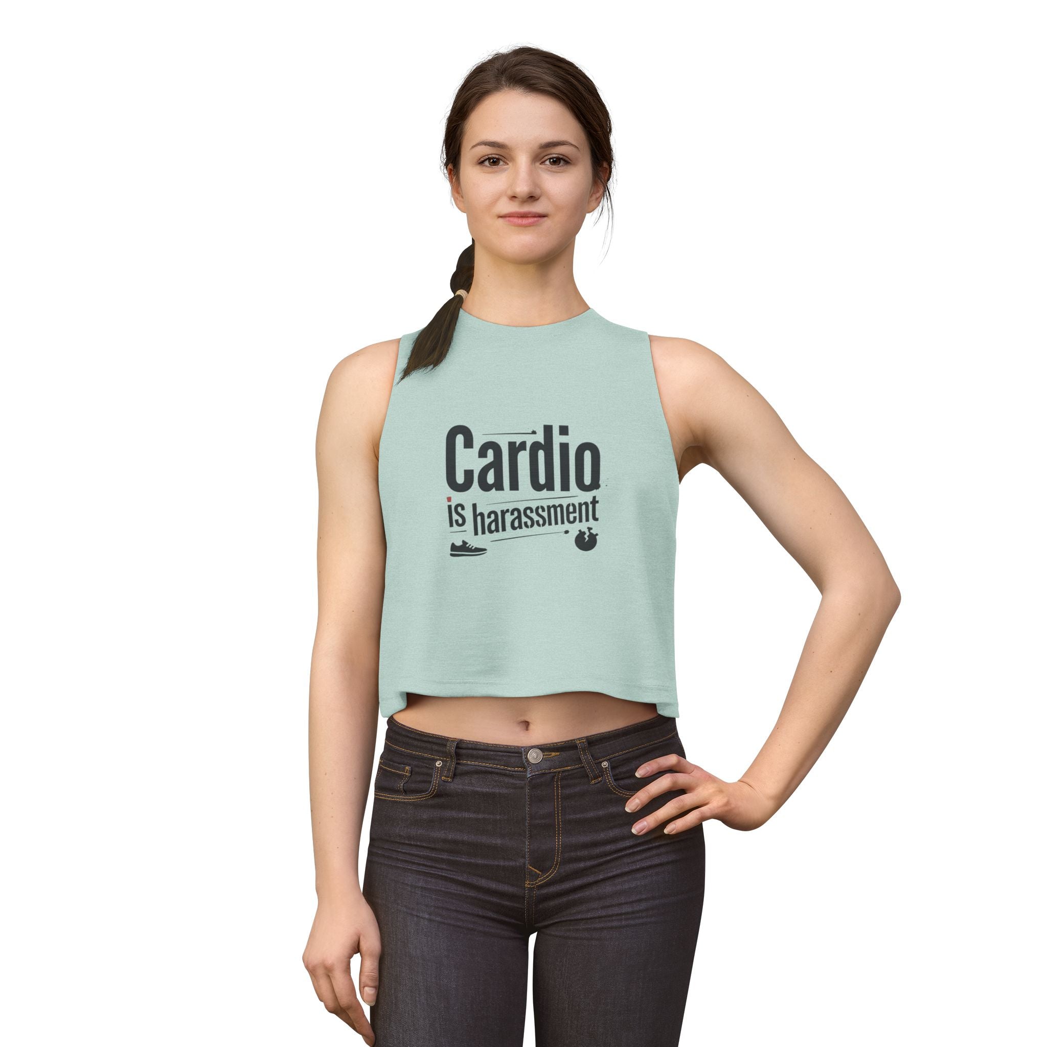 Cardio is Harassment Women's Crop Top