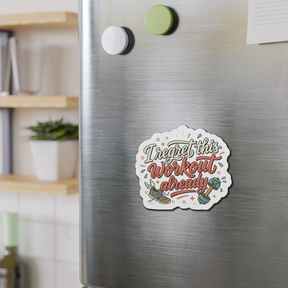 I Regret This Workout Already Die-Cut Magnets