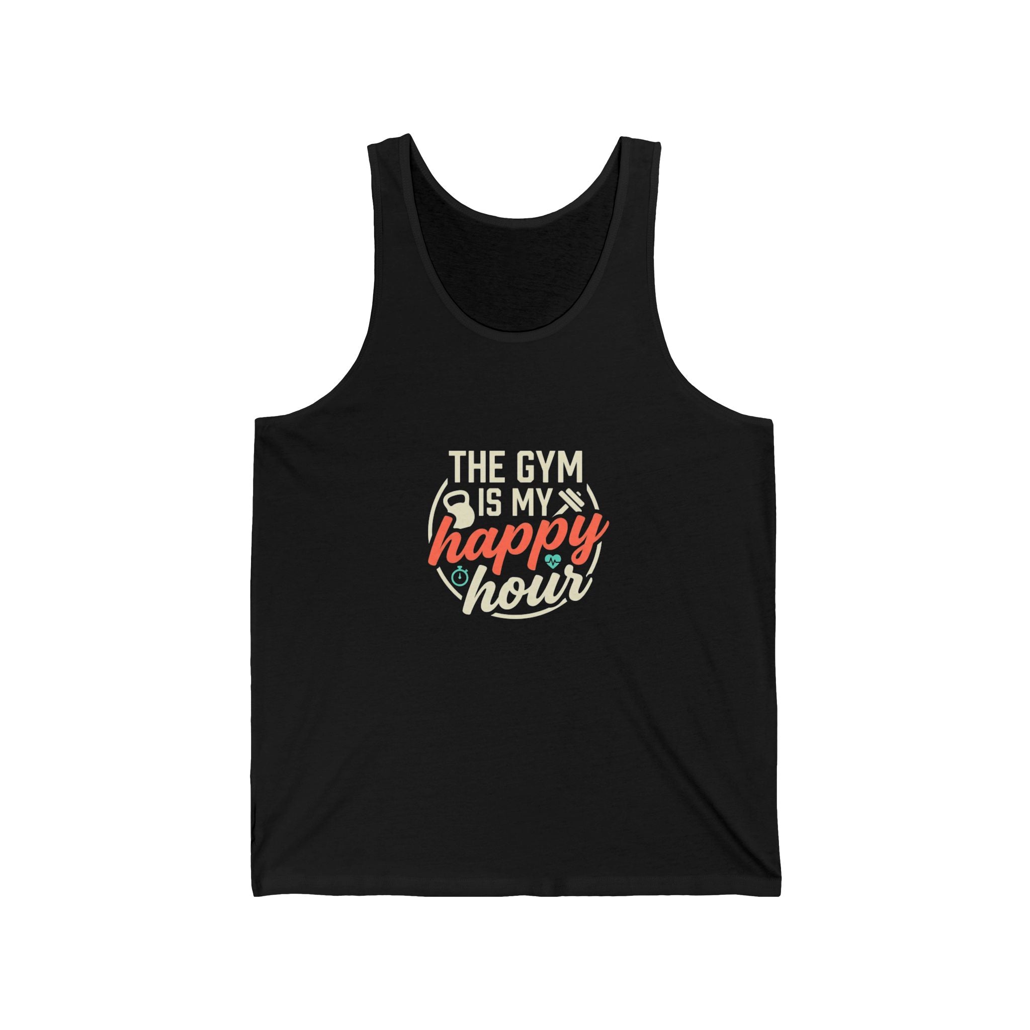 The Gym is My Happy Hour Unisex Jersey Tank