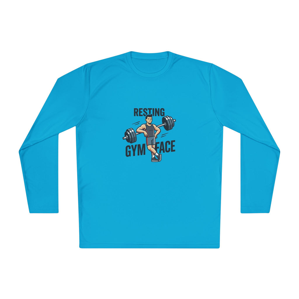 Resting Gym Face Unisex Lightweight Long Sleeve Tee