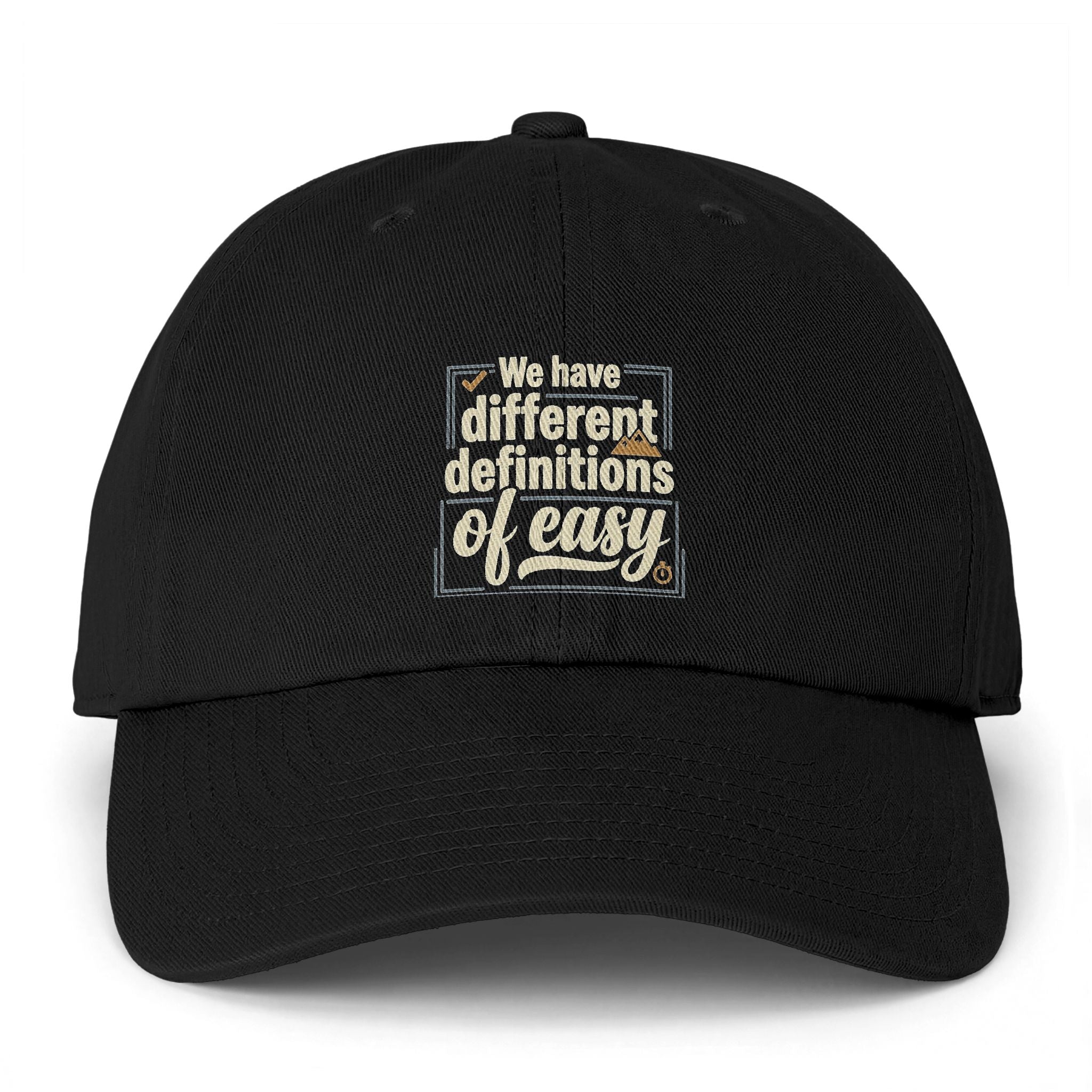 We Have Different Definitions of Easy Clean Up Cap