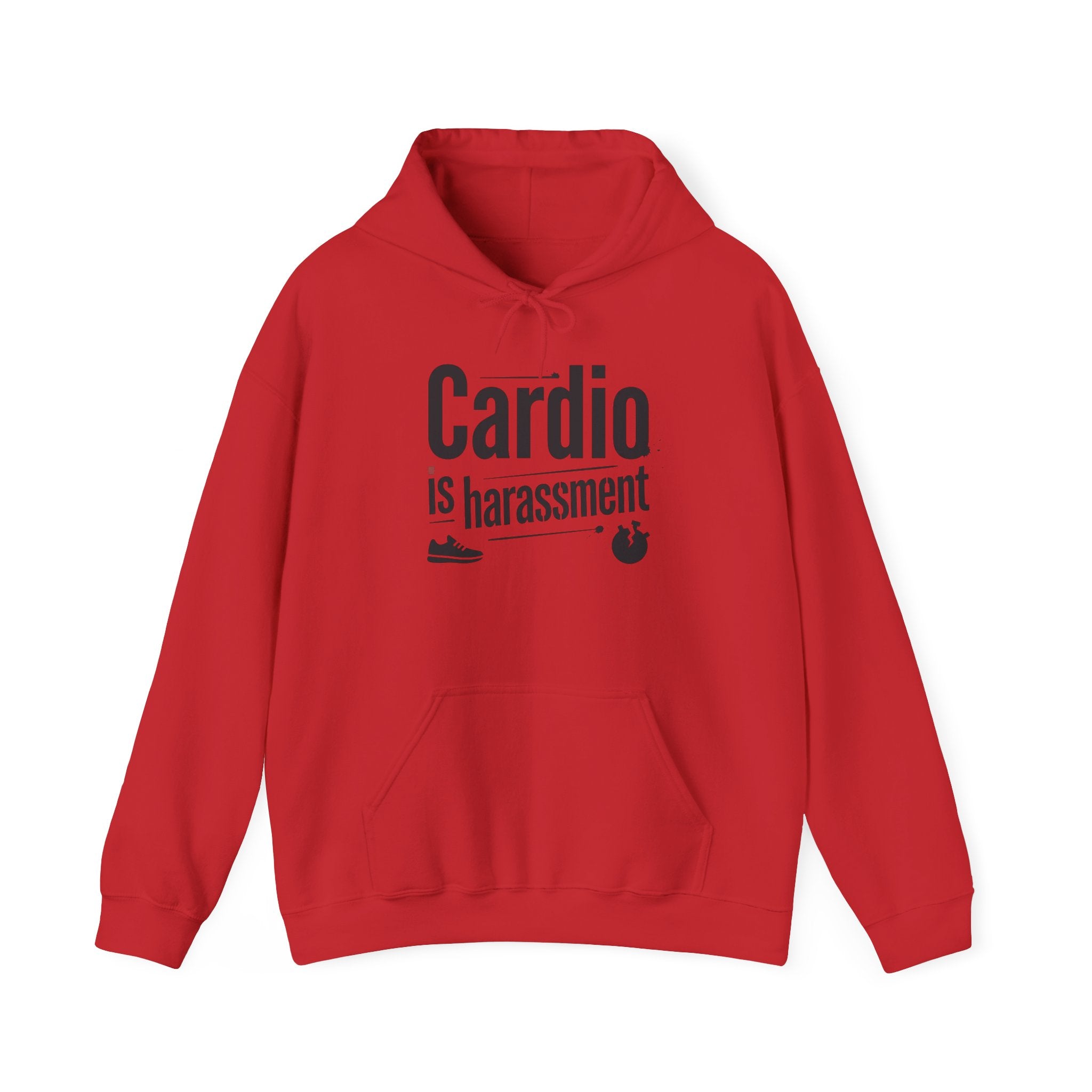 Cardio is Harassment Unisex Heavy Blend™ Hooded Sweatshirt