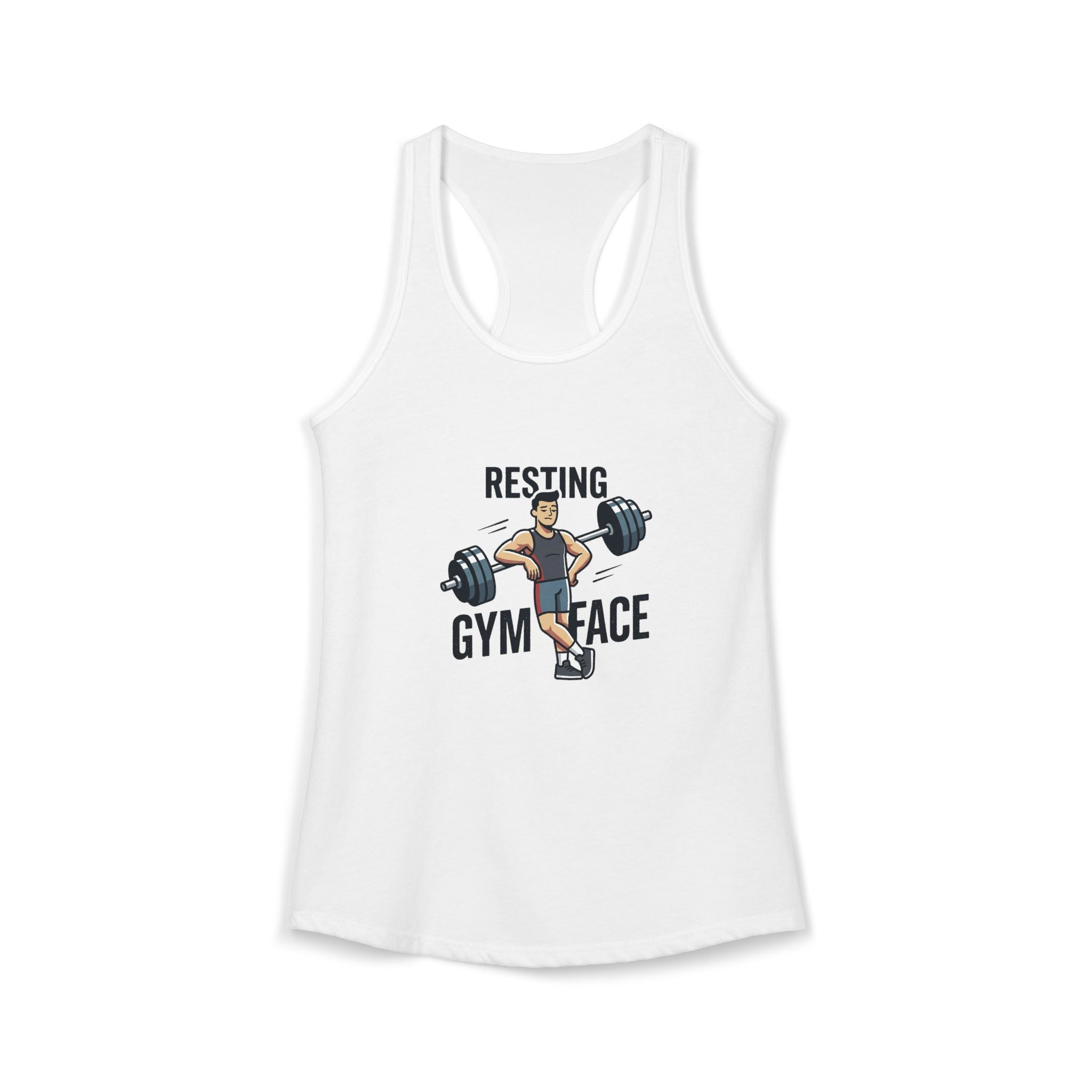 Resting Gym Face Women's Ideal Racerback Tank
