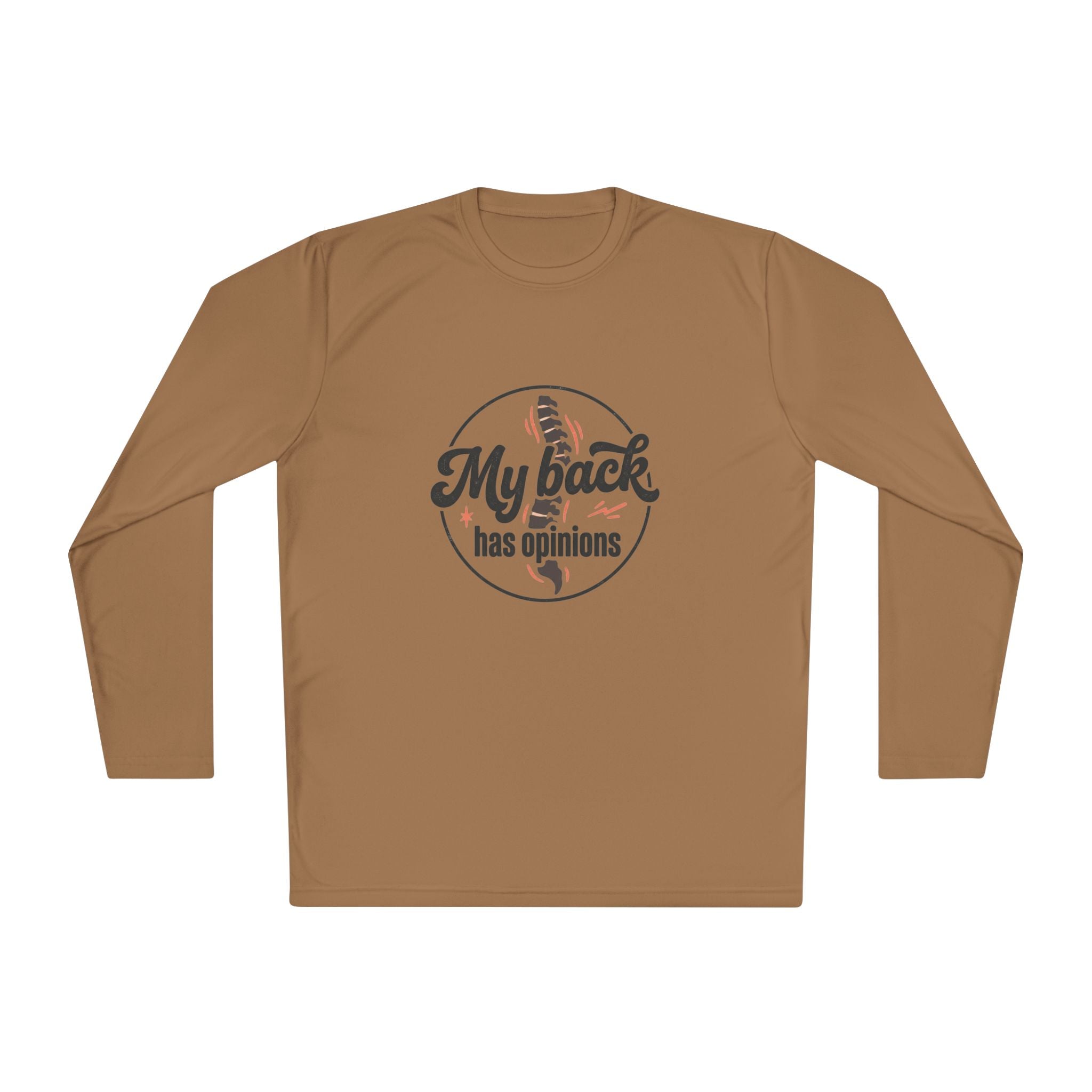 My Back Has Opinions Unisex Lightweight Long Sleeve Tee