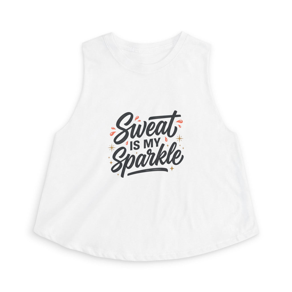 Sweat is My Sparkle Women's Crop Top