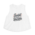 Sweat is My Sparkle Women's Crop Top